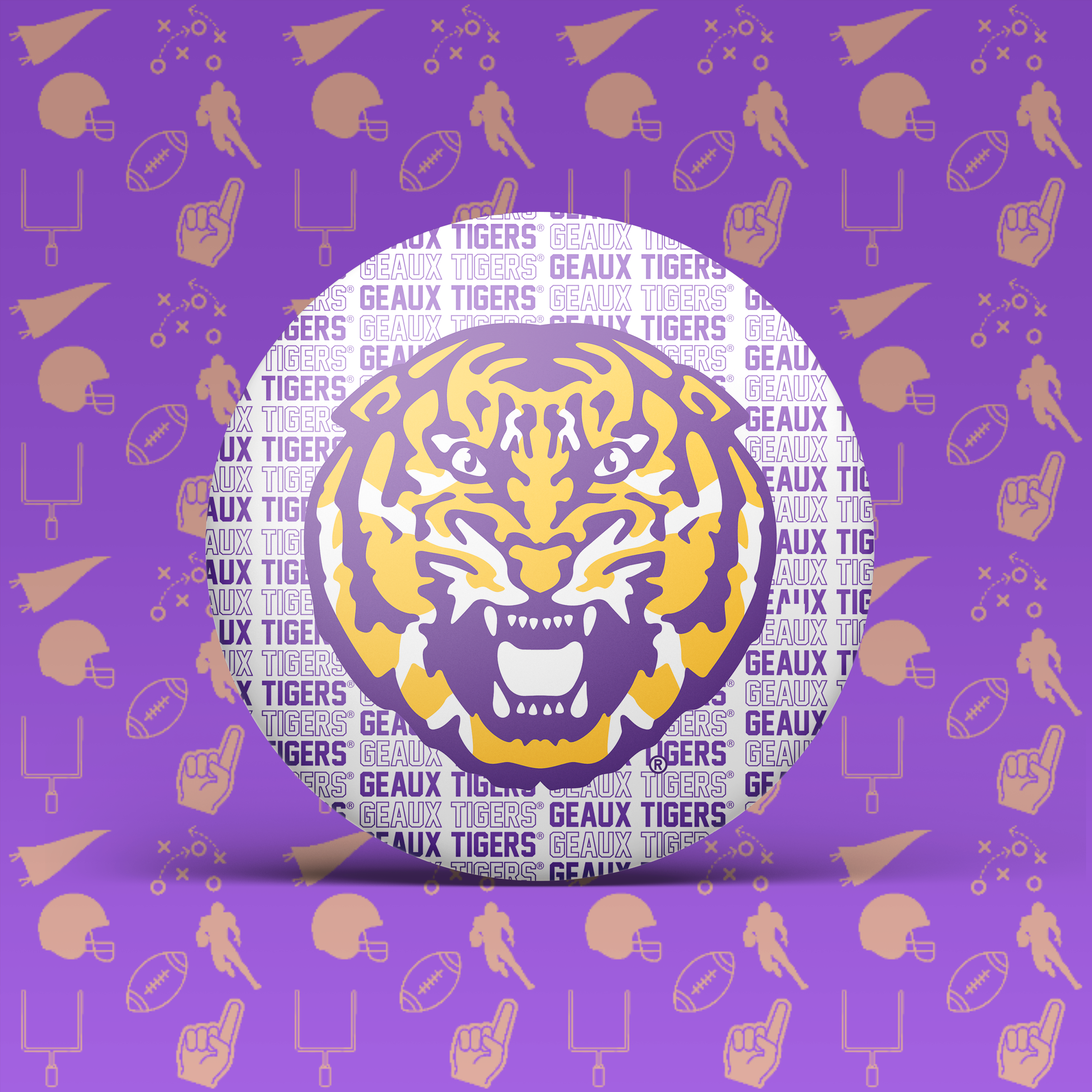 Tiger Logo Button