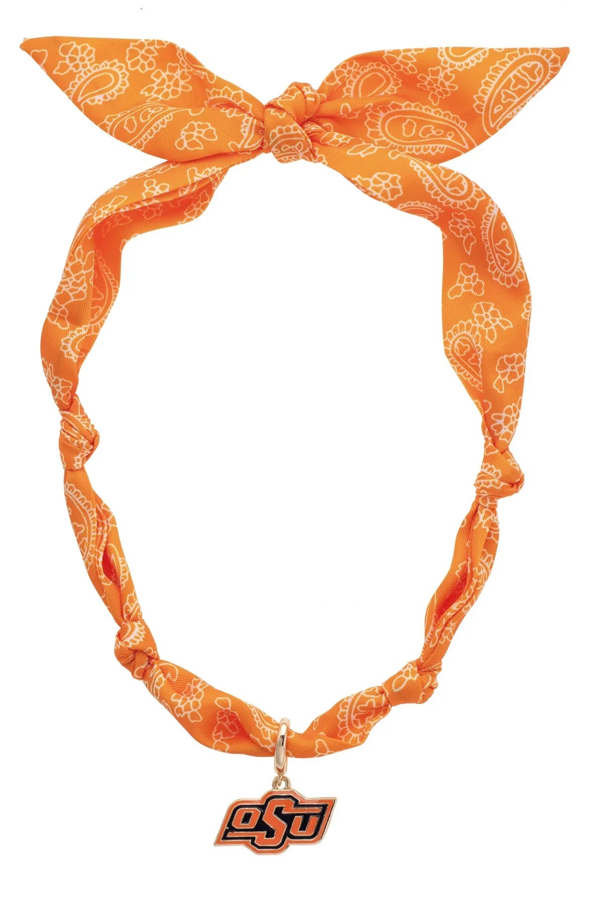 Oklahoma State Cowboys Logo Bandana Scarf Necklace