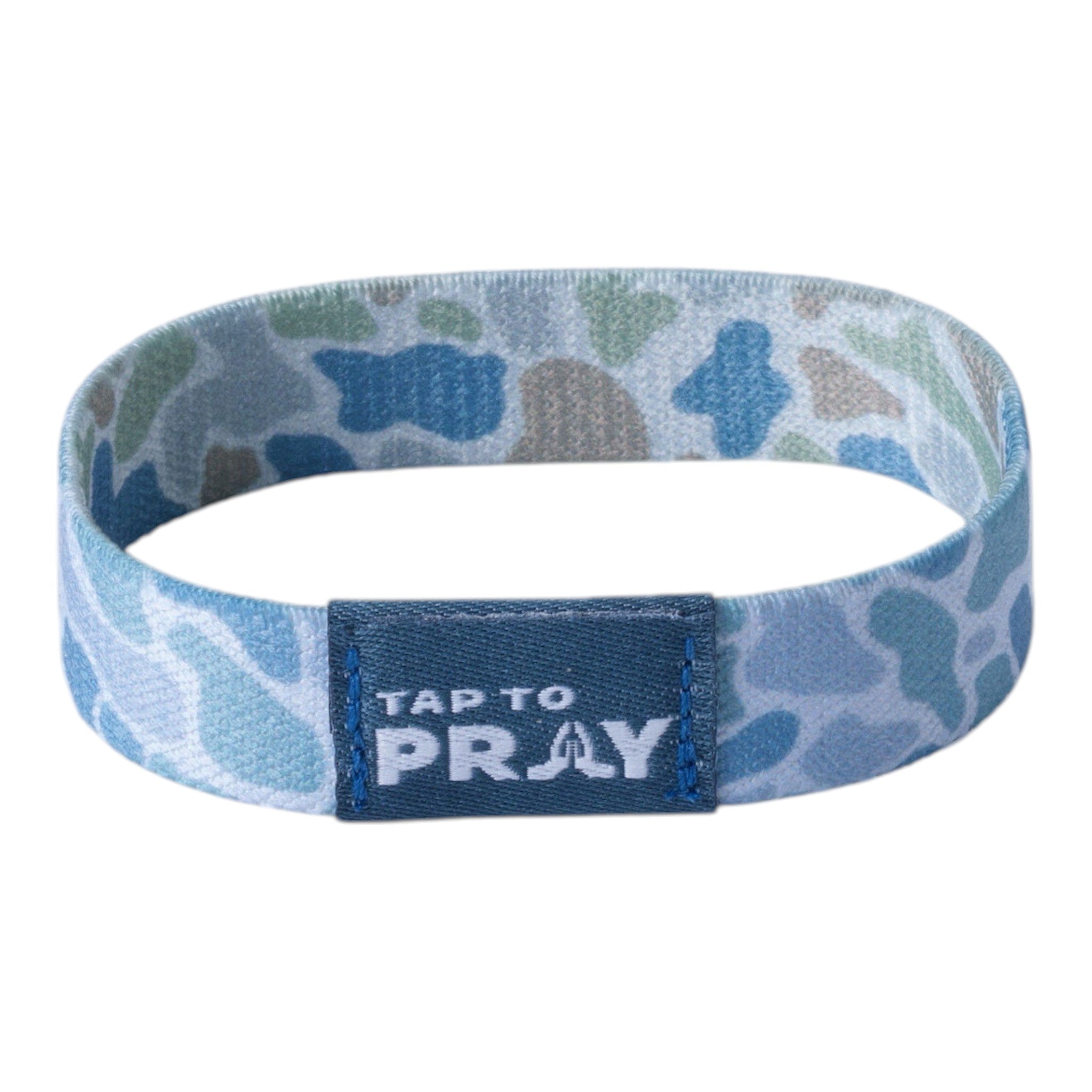 Tap To Pray® Wristband – River Rock Camo - Moss & Slate