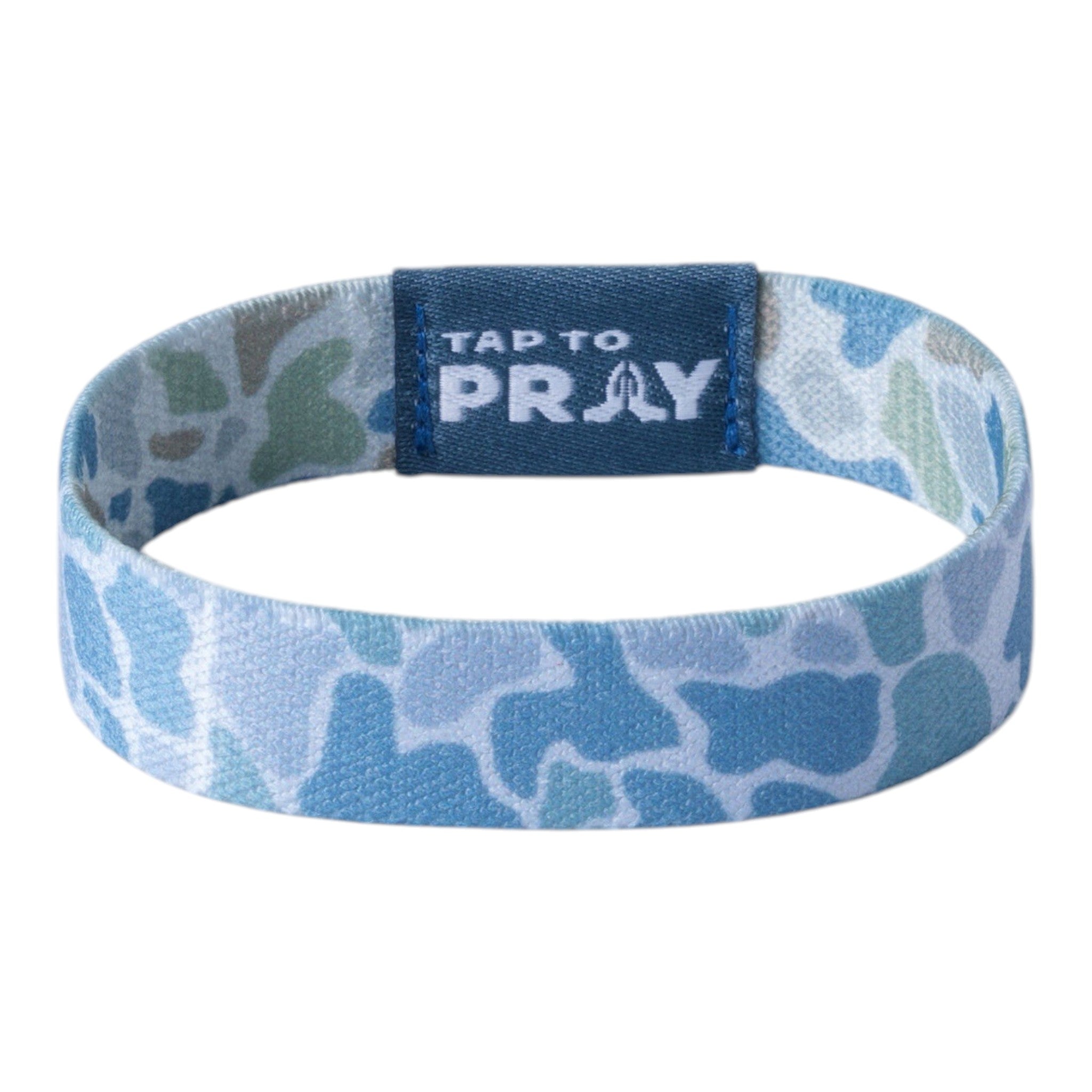 Tap To Pray® Wristband – River Rock Camo - Moss & Slate