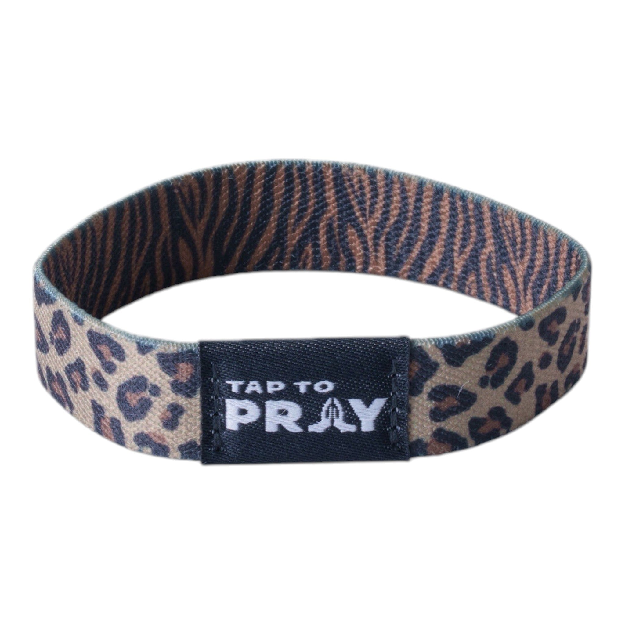 Tap To Pray® Wristband – Safari Leopard