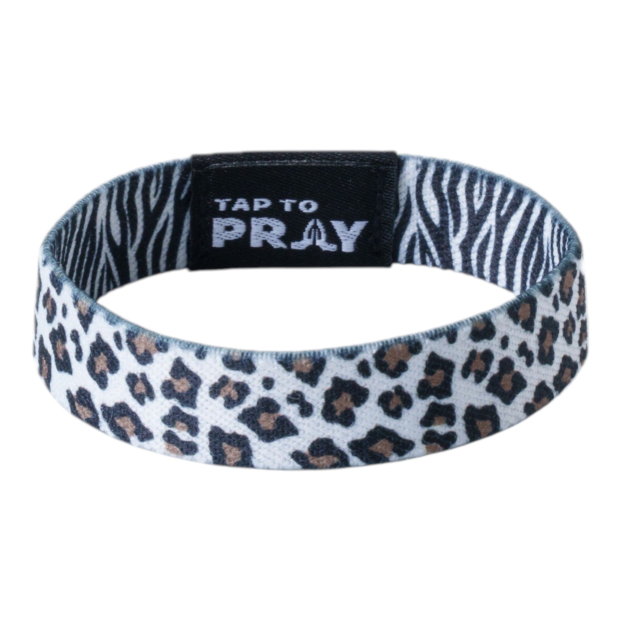 Tap To Pray® Wristband – Safari Zebra
