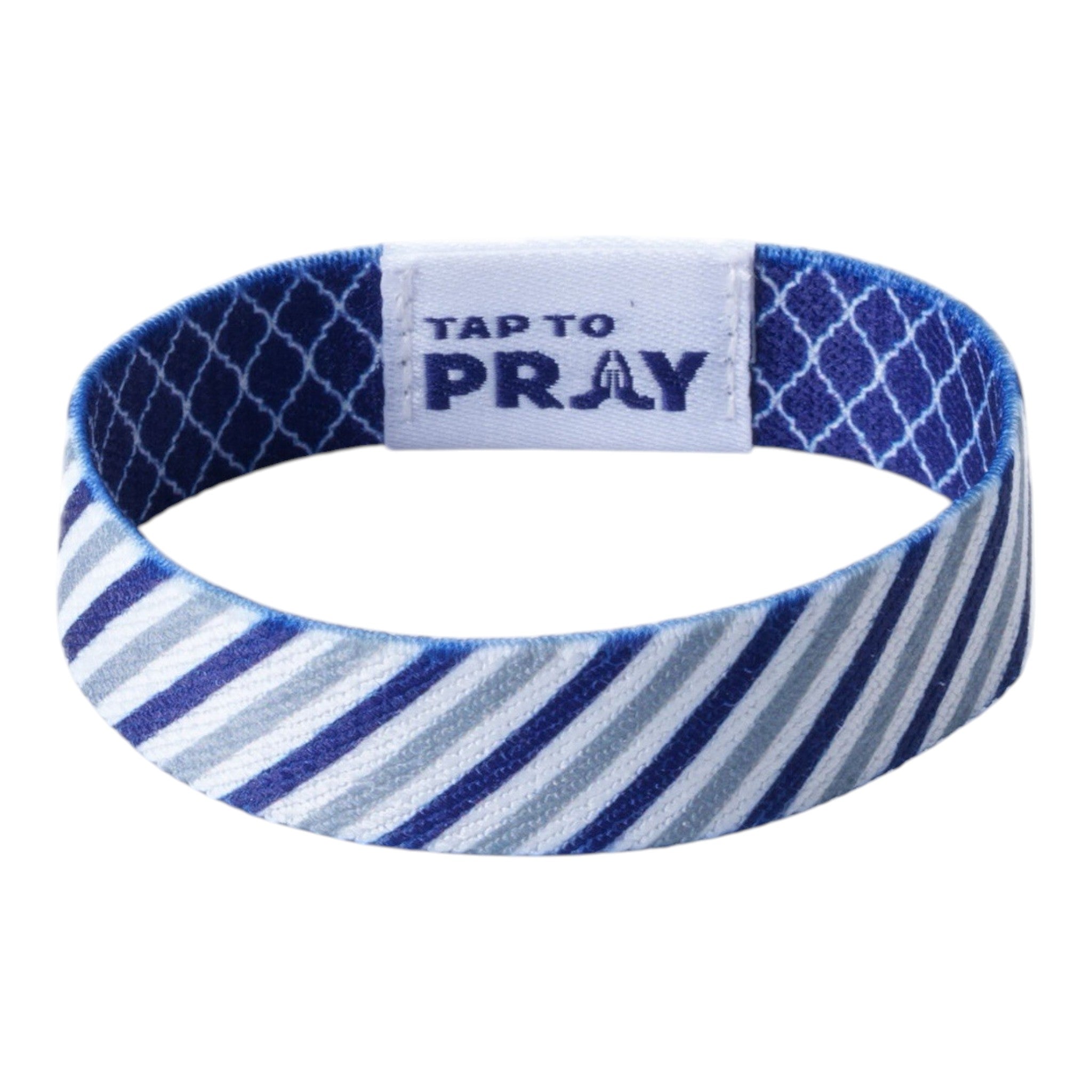 Tap To Pray® Wristband – Graphite & Ink