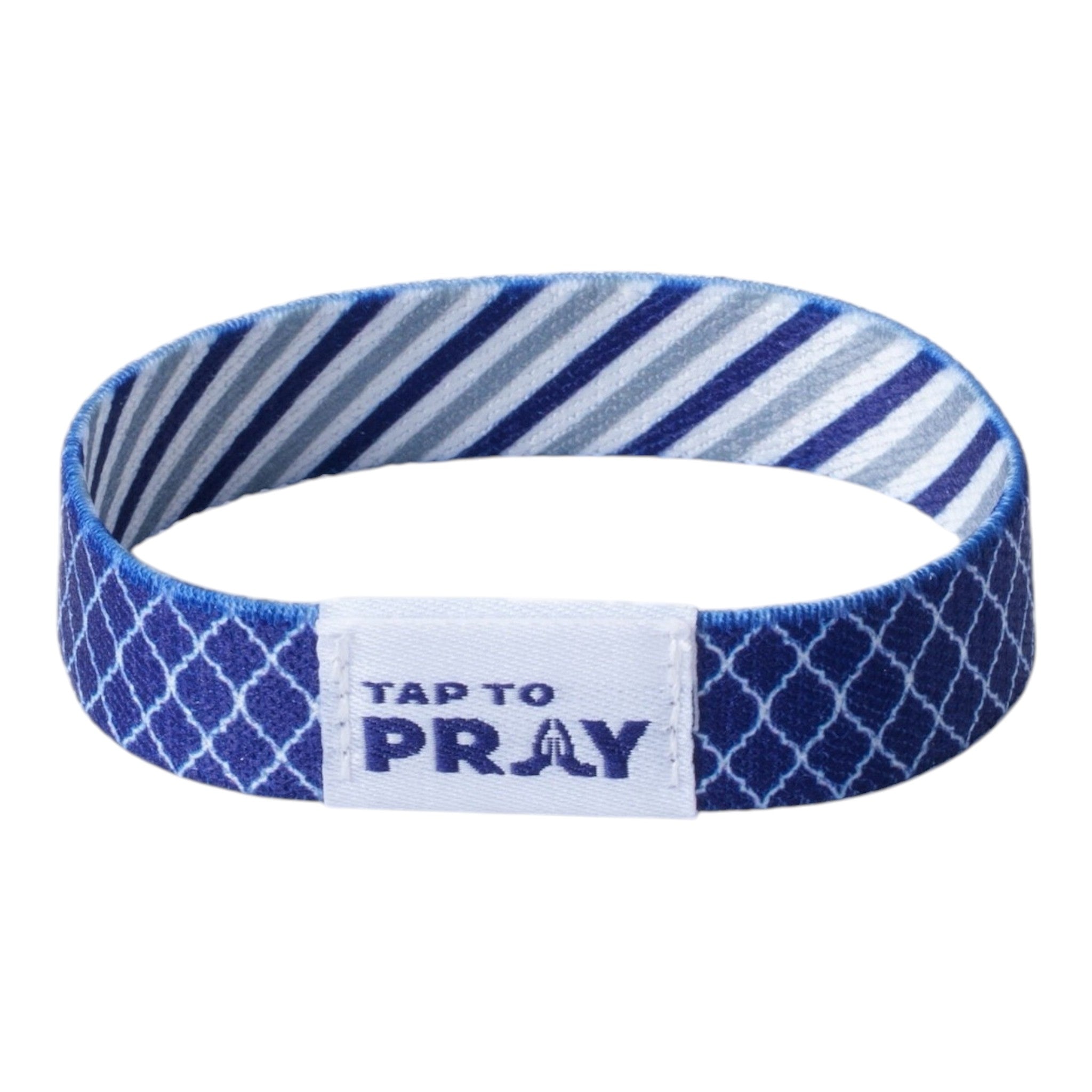 Tap To Pray® Wristband – Graphite & Ink