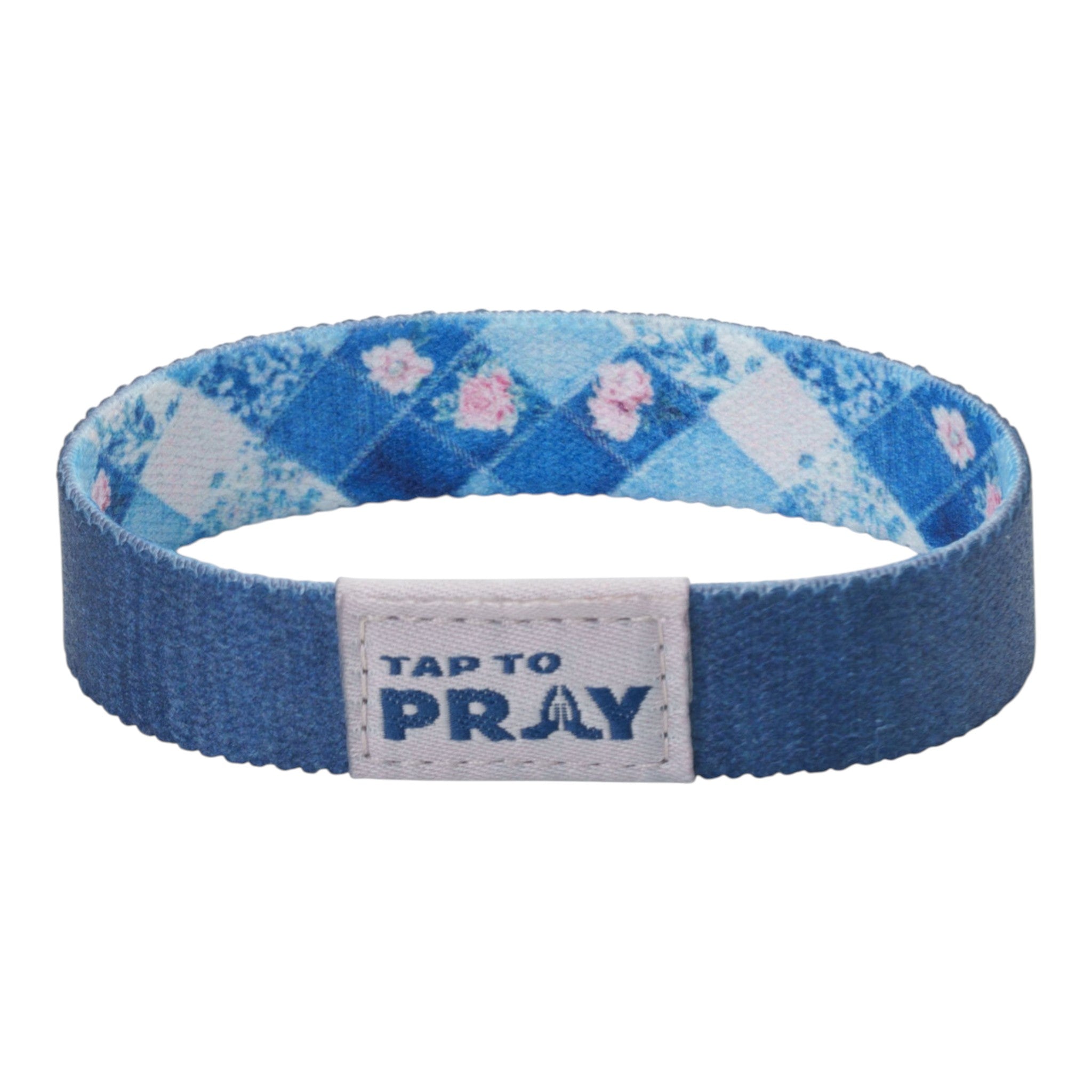 Tap To Pray® Wristband – Patchwork - Saved by Grace
