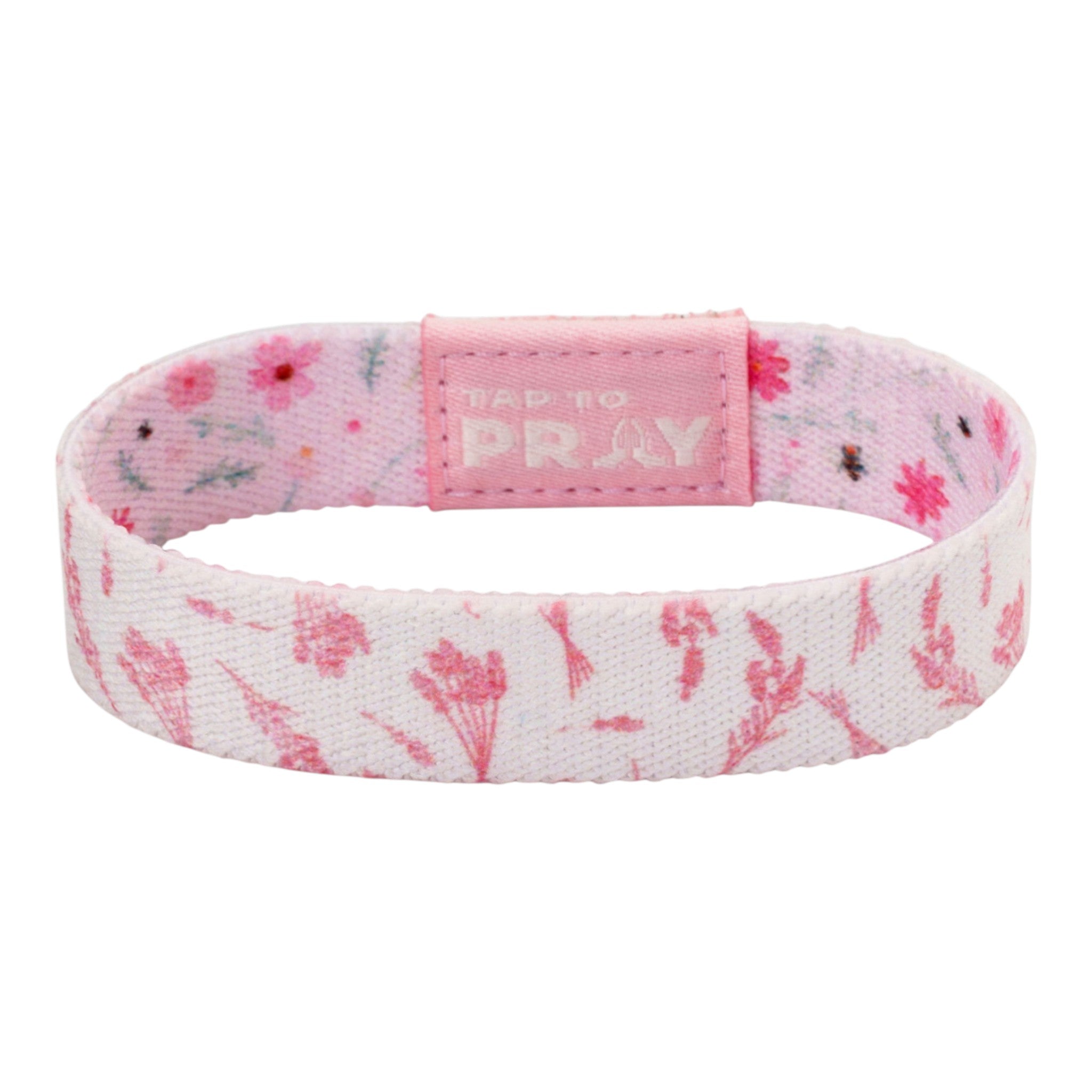 Tap To Pray® Wristband – Meadows - Pink