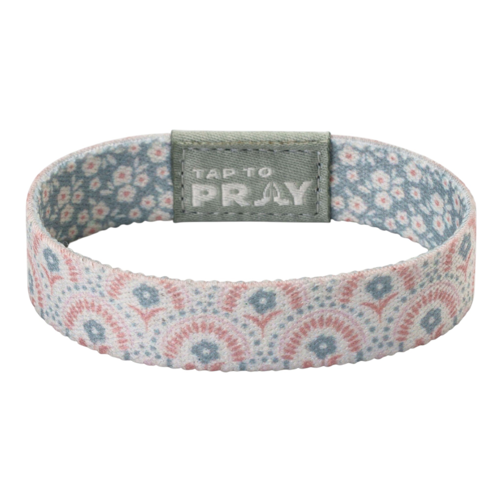 Tap To Pray® Wristband – Boho Bouquet