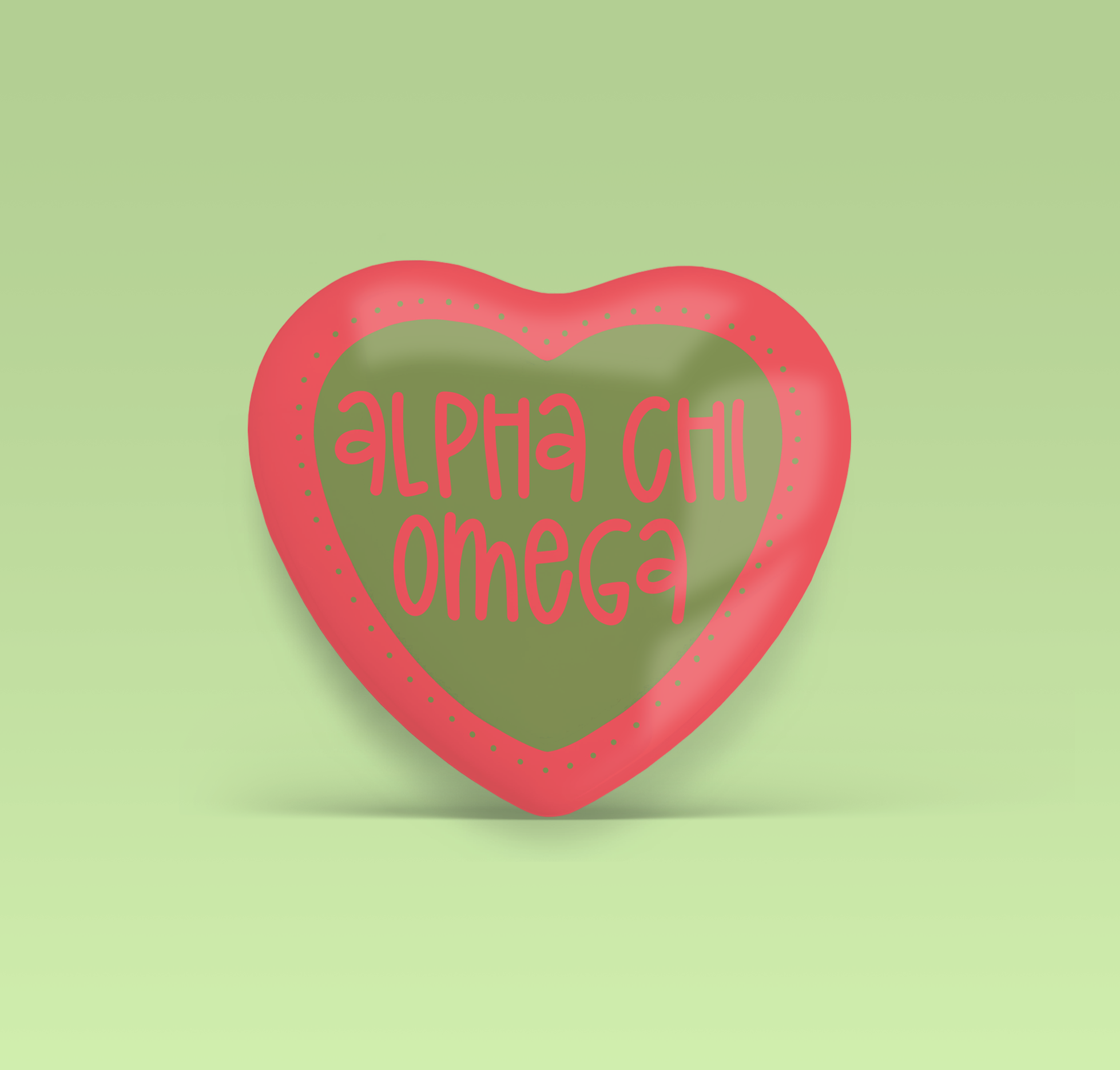 Alpha Chi Omega Heart