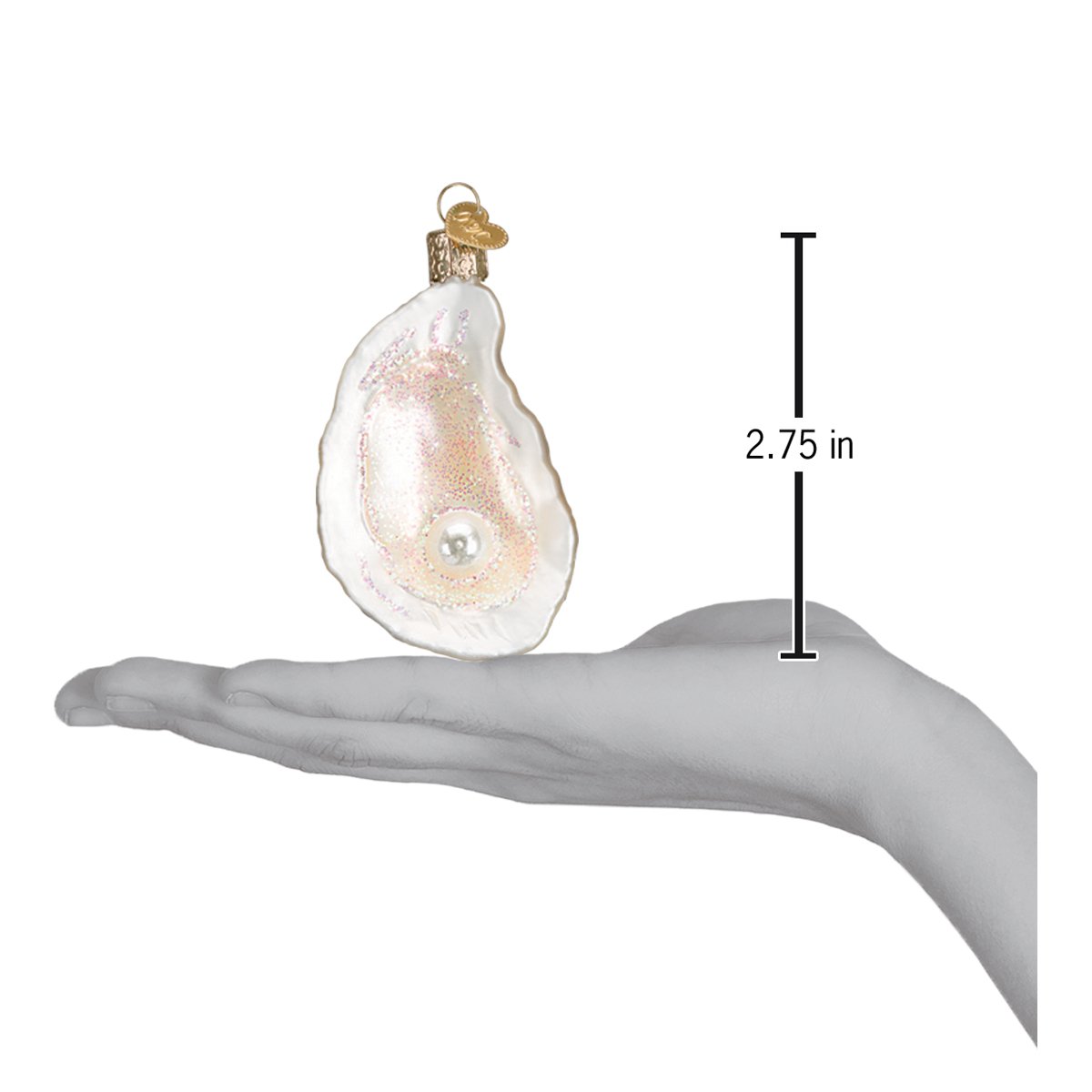 Oyster With Pearl Ornament