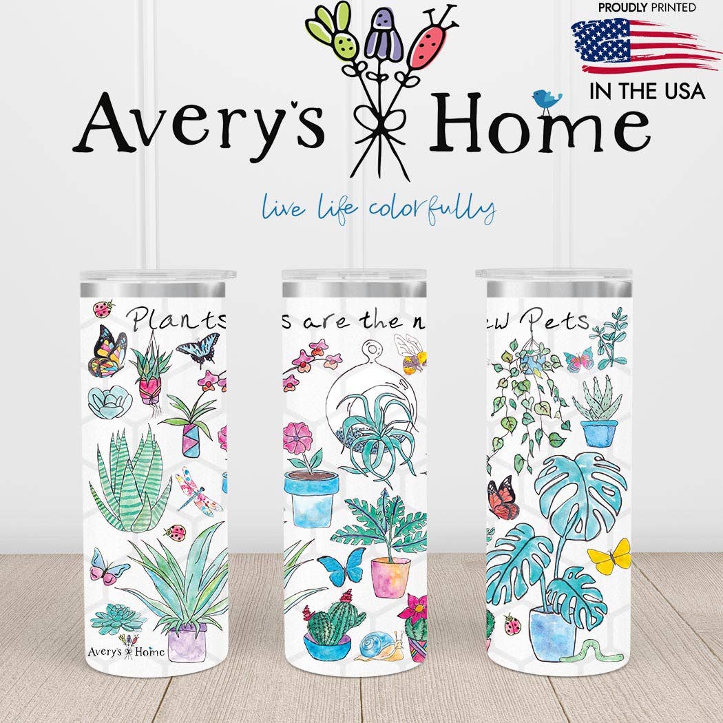 Plants & Succulents 20 oz Skinny Tumbler