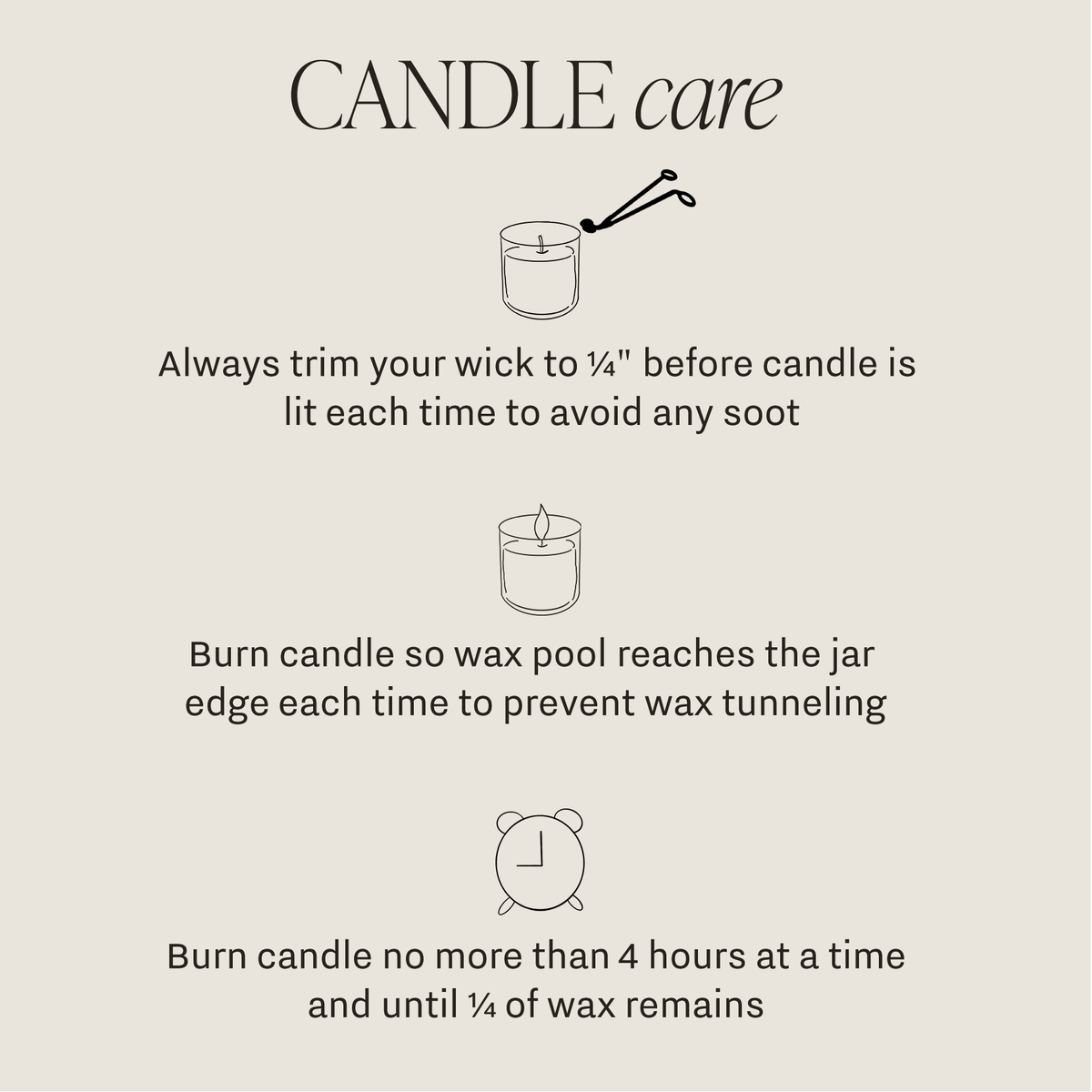 Coastal Lemon Soy Candle - Clear Jar - 9 oz