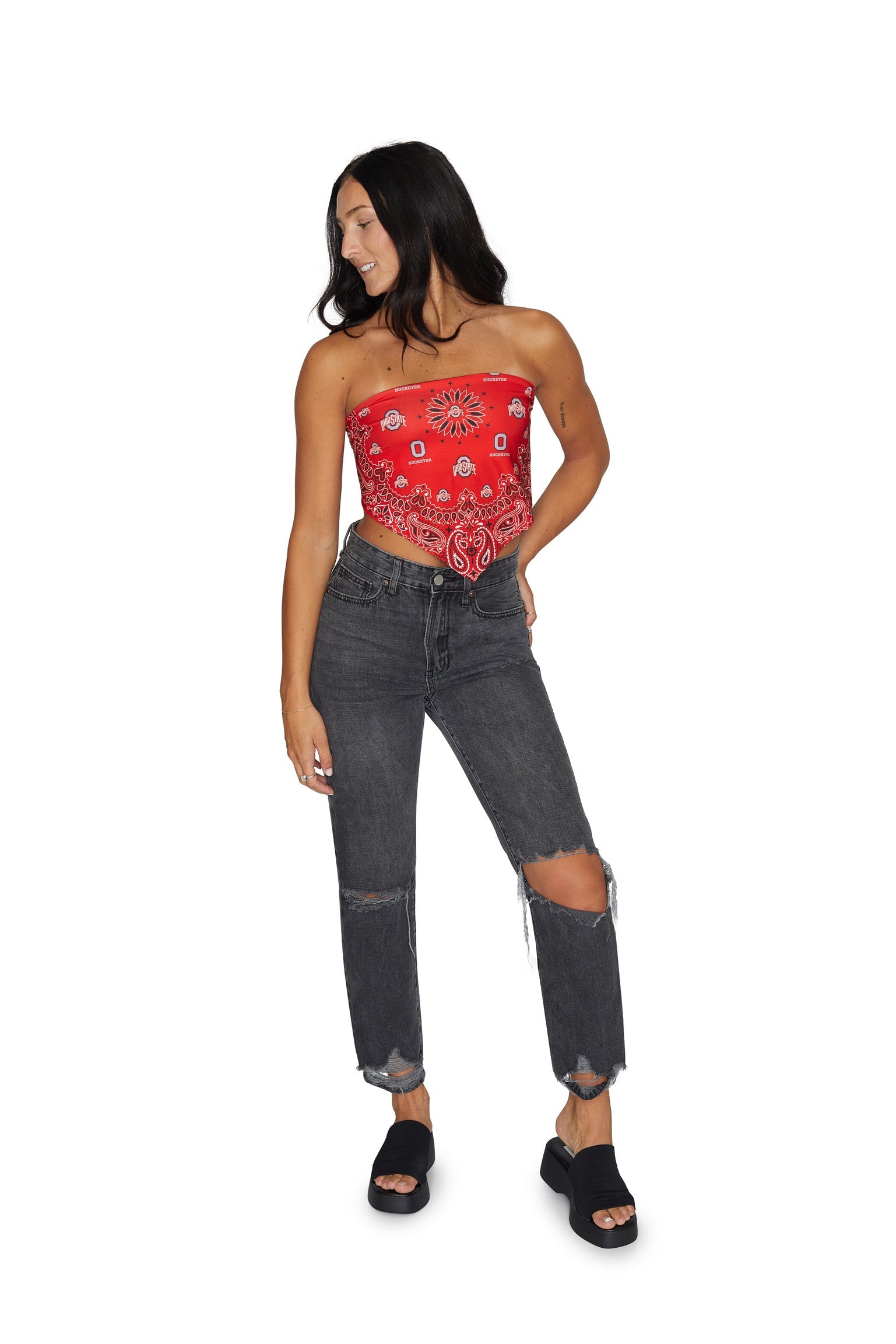 Ohio State OSU Buckeyes Bandana Top