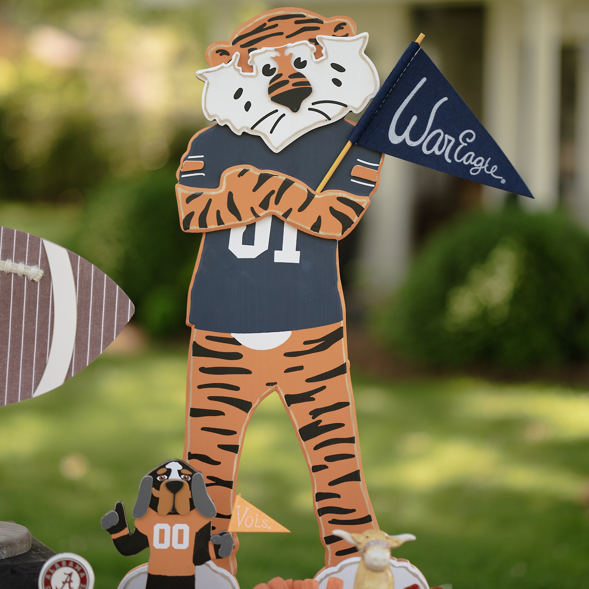 Aubie Wooden Mascot