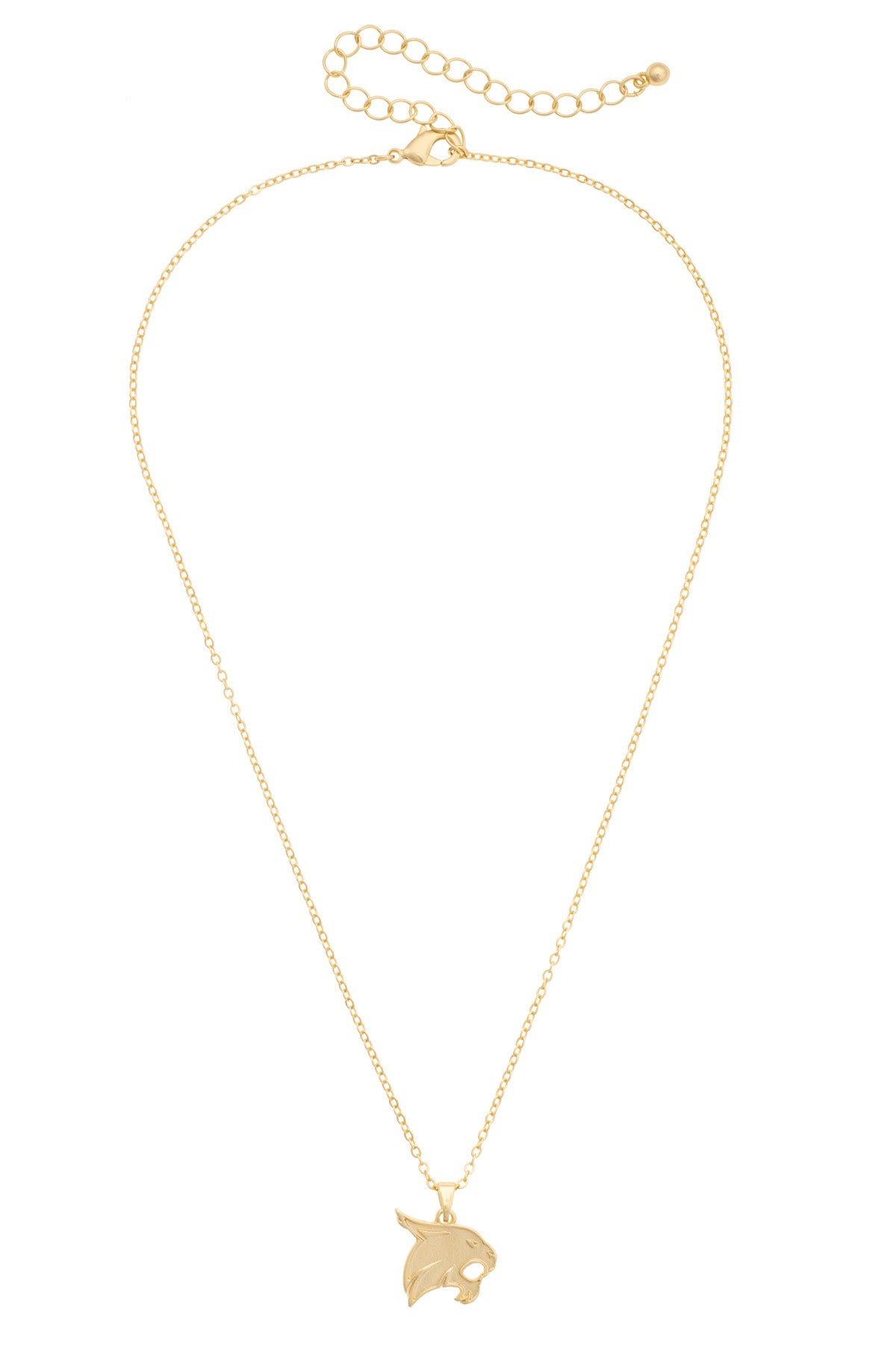 Texas State Bobcats 24K Gold Plated Pendant Necklace