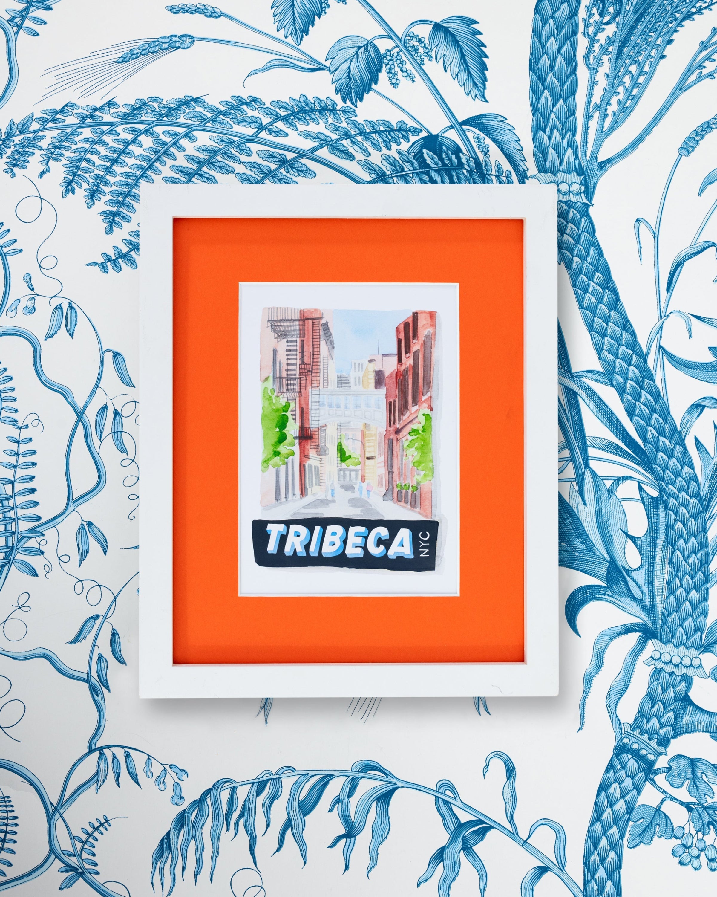 Tribeca NYC Matchbook Art Print
