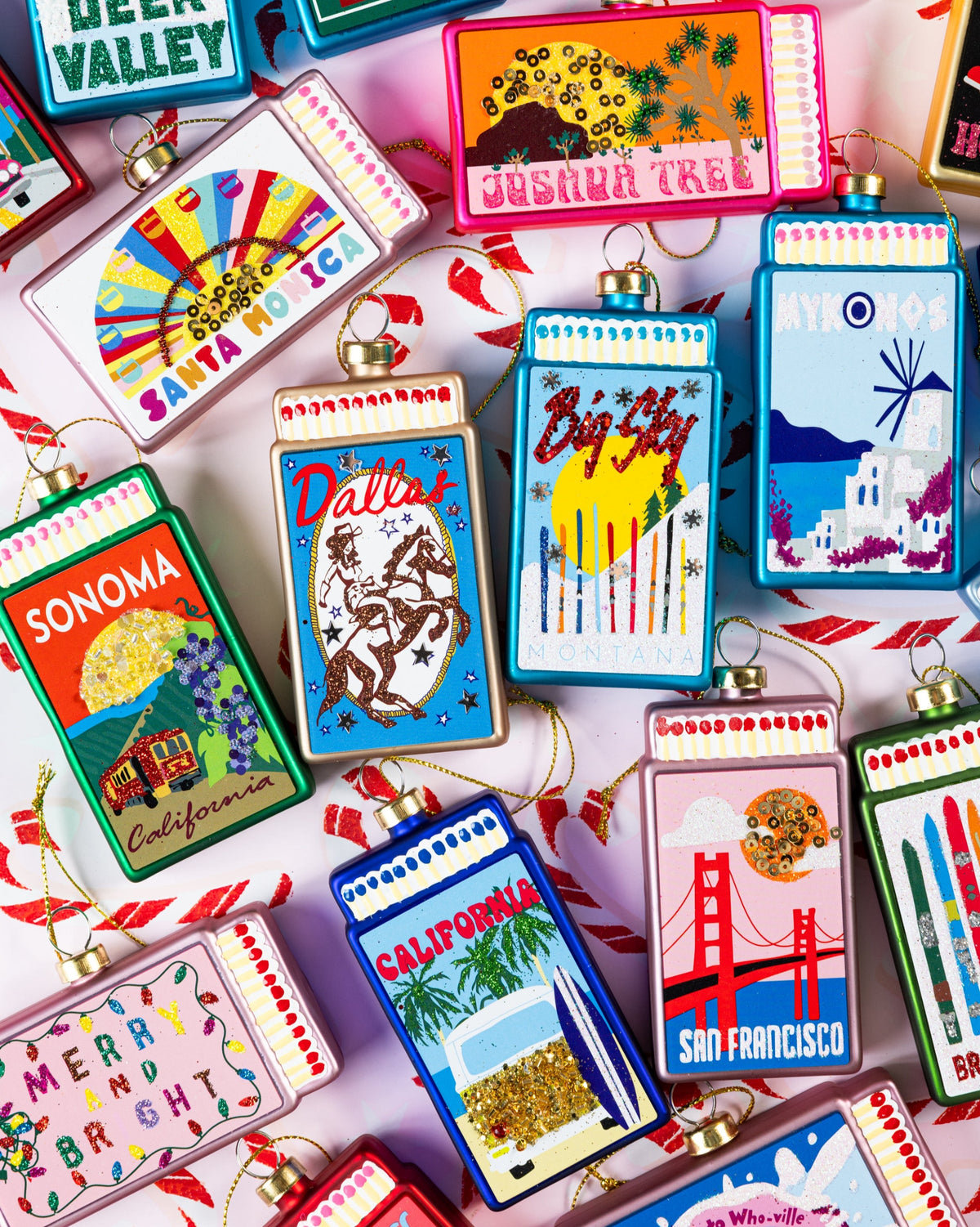 Sonoma Matchbook Ornament