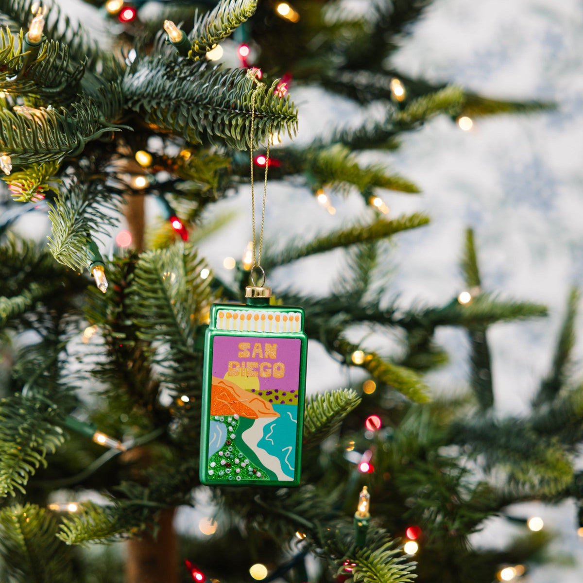 San Diego Matchbook Ornament