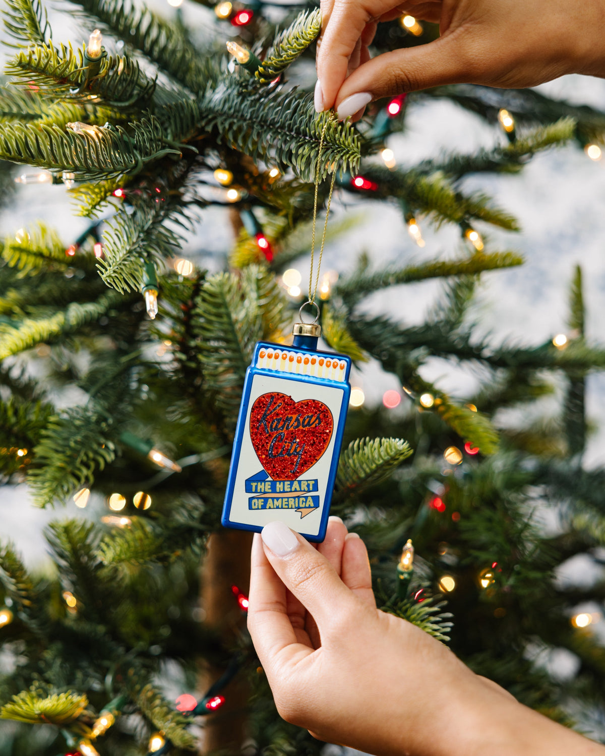 Matchbook Ornament - Kansas City