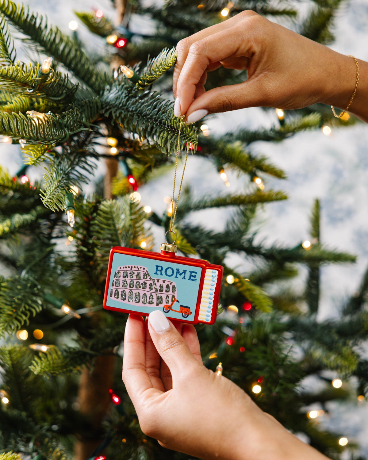 Rome Matchbook Ornament