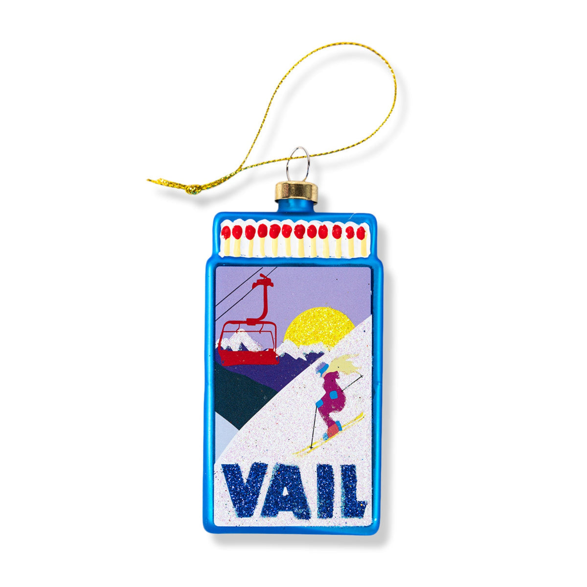 Vail Matchbook Ornament