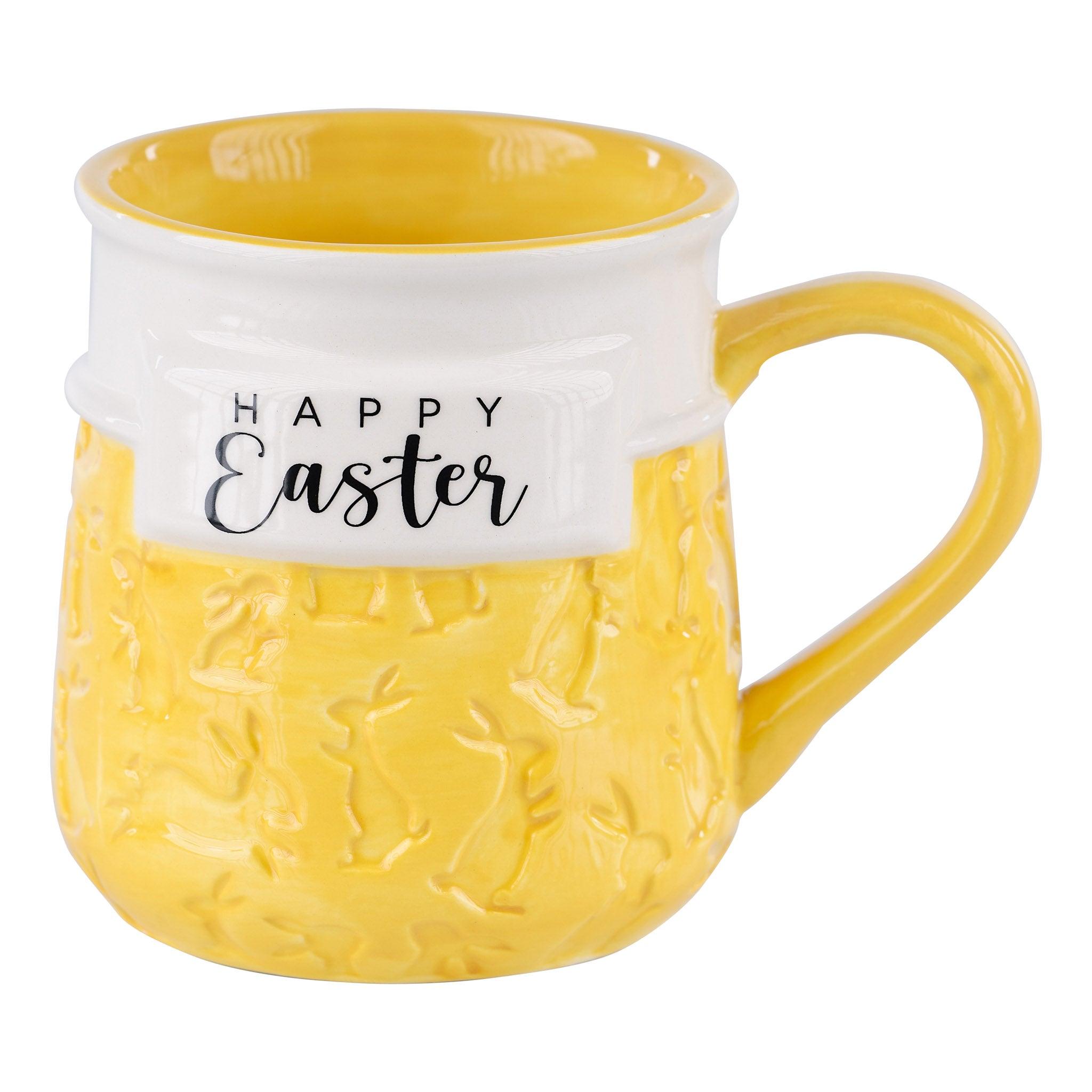 Glory Haus Happy Easter Yellow Bunny Mug