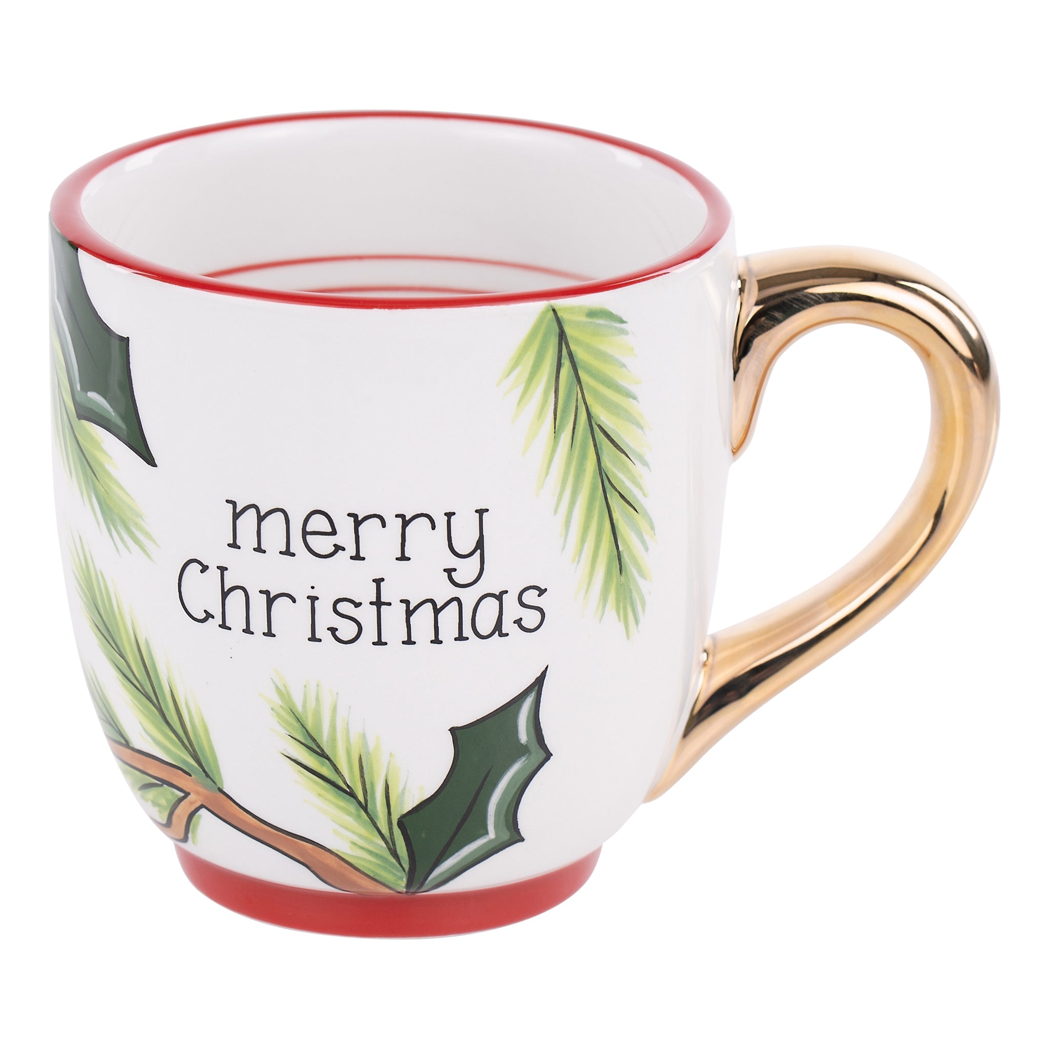 Glory Haus Merry Christmas Red Bird Branches Mug