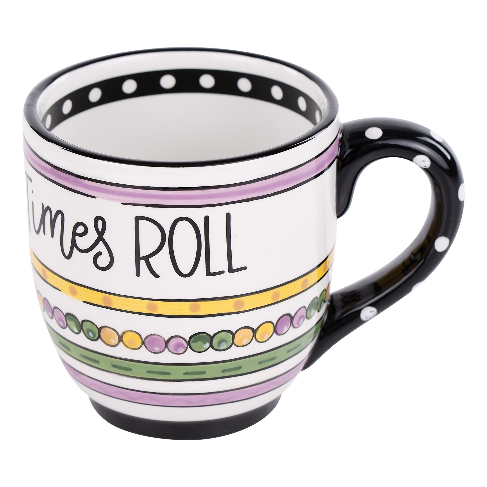 Glory Haus Let The Good Times Roll Beads Mug