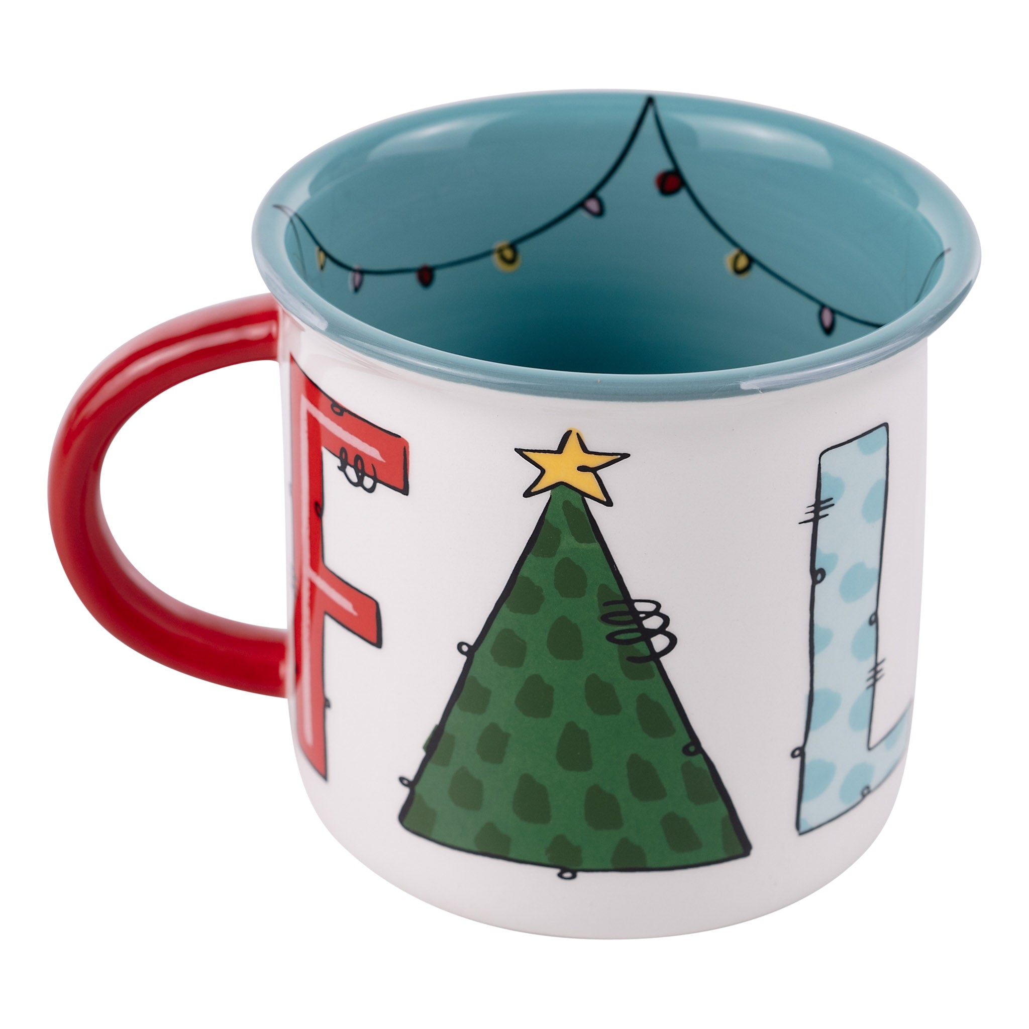 Glory Haus Merry and Bright Fa La La Campfire Mug