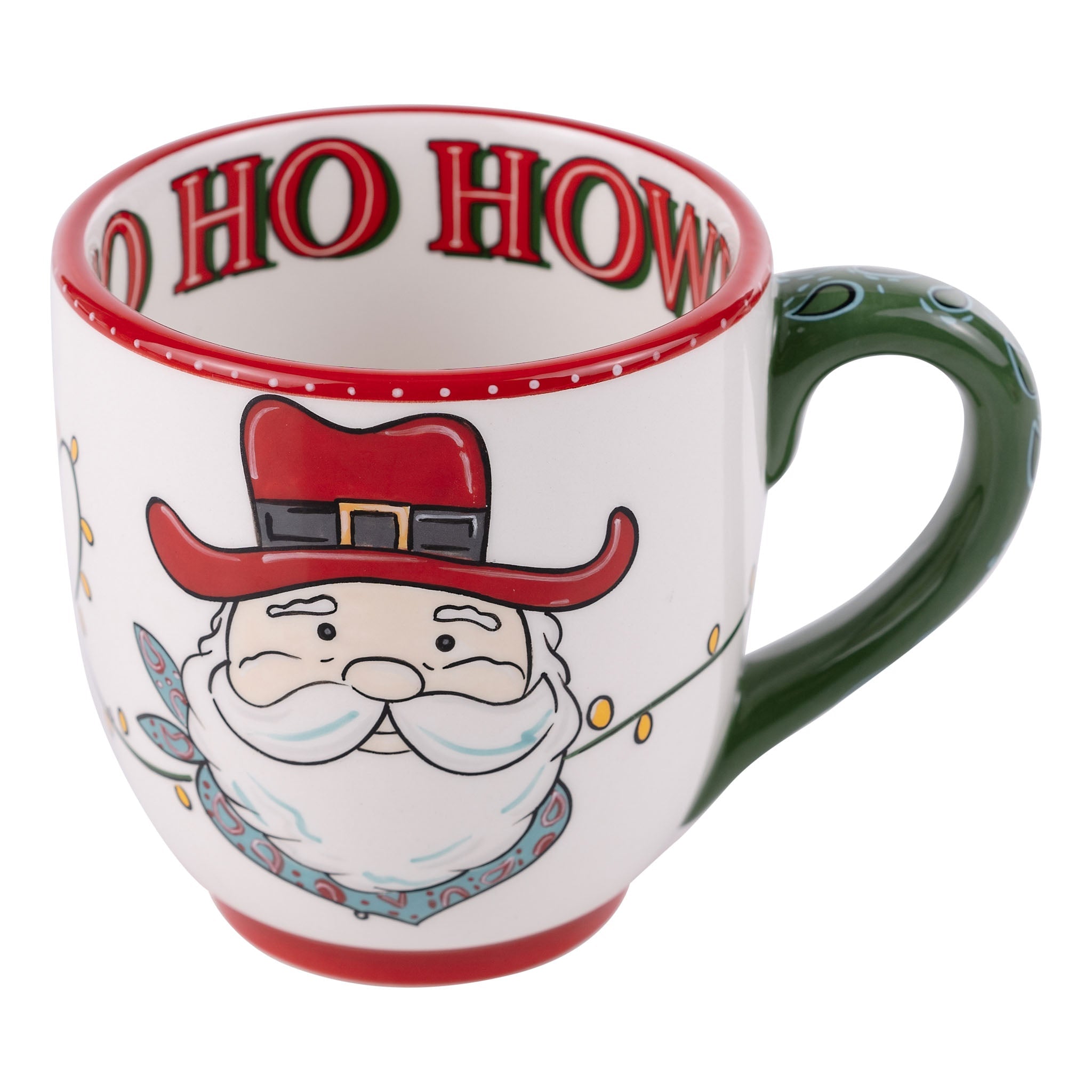Glory Haus Ho Ho Howdy Santa Mug