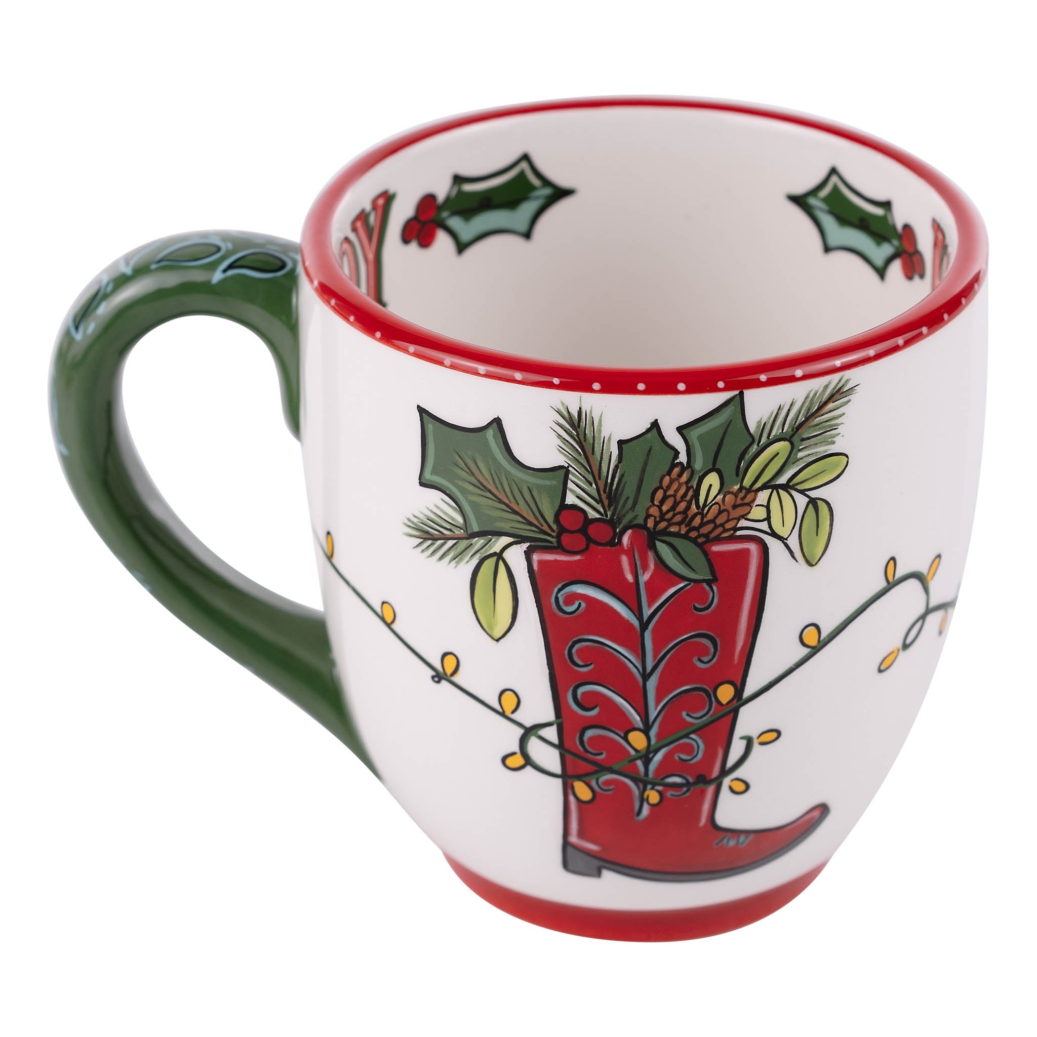 Glory Haus Ho Ho Howdy Santa Mug