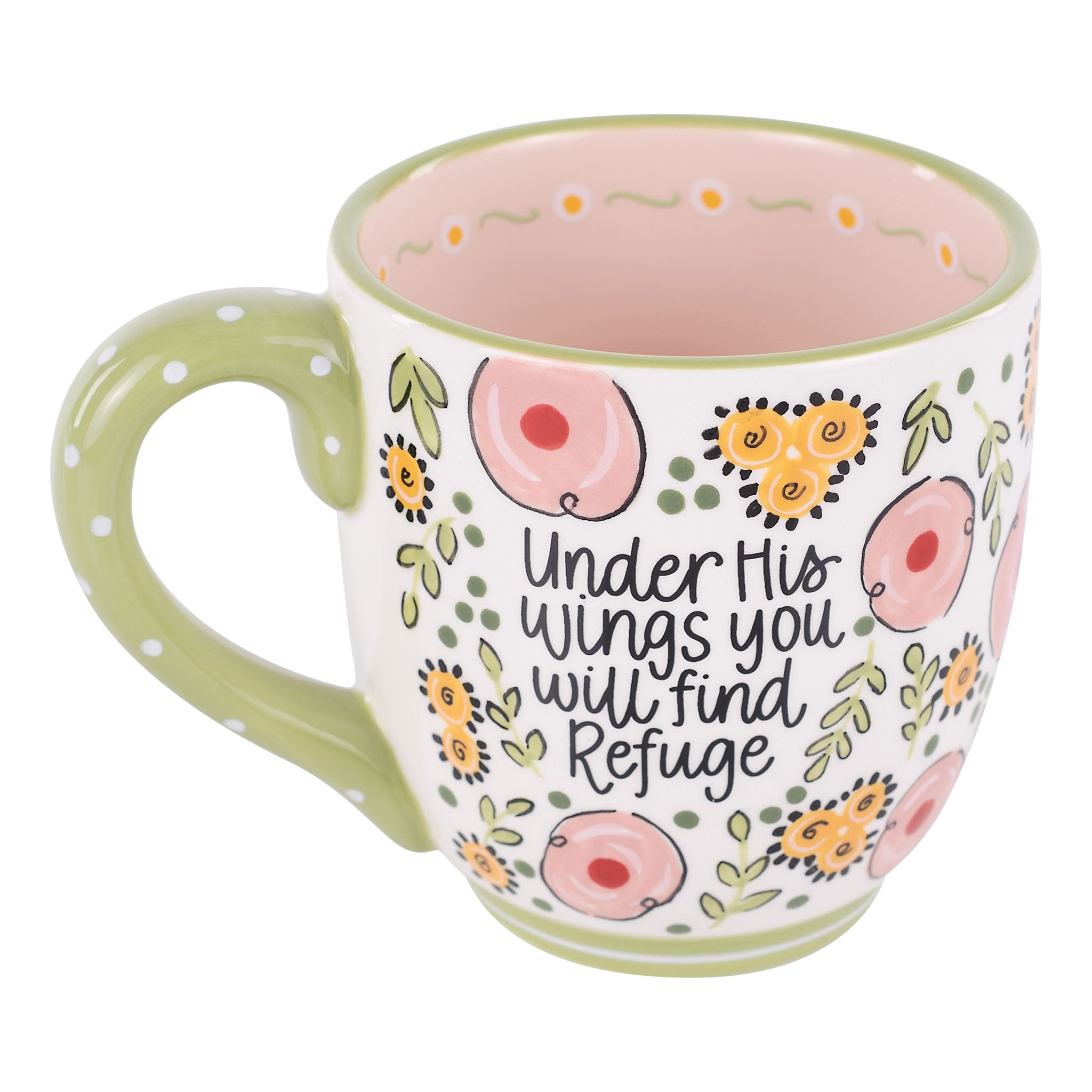 Glory Haus Find Refuge Red Bird Mug