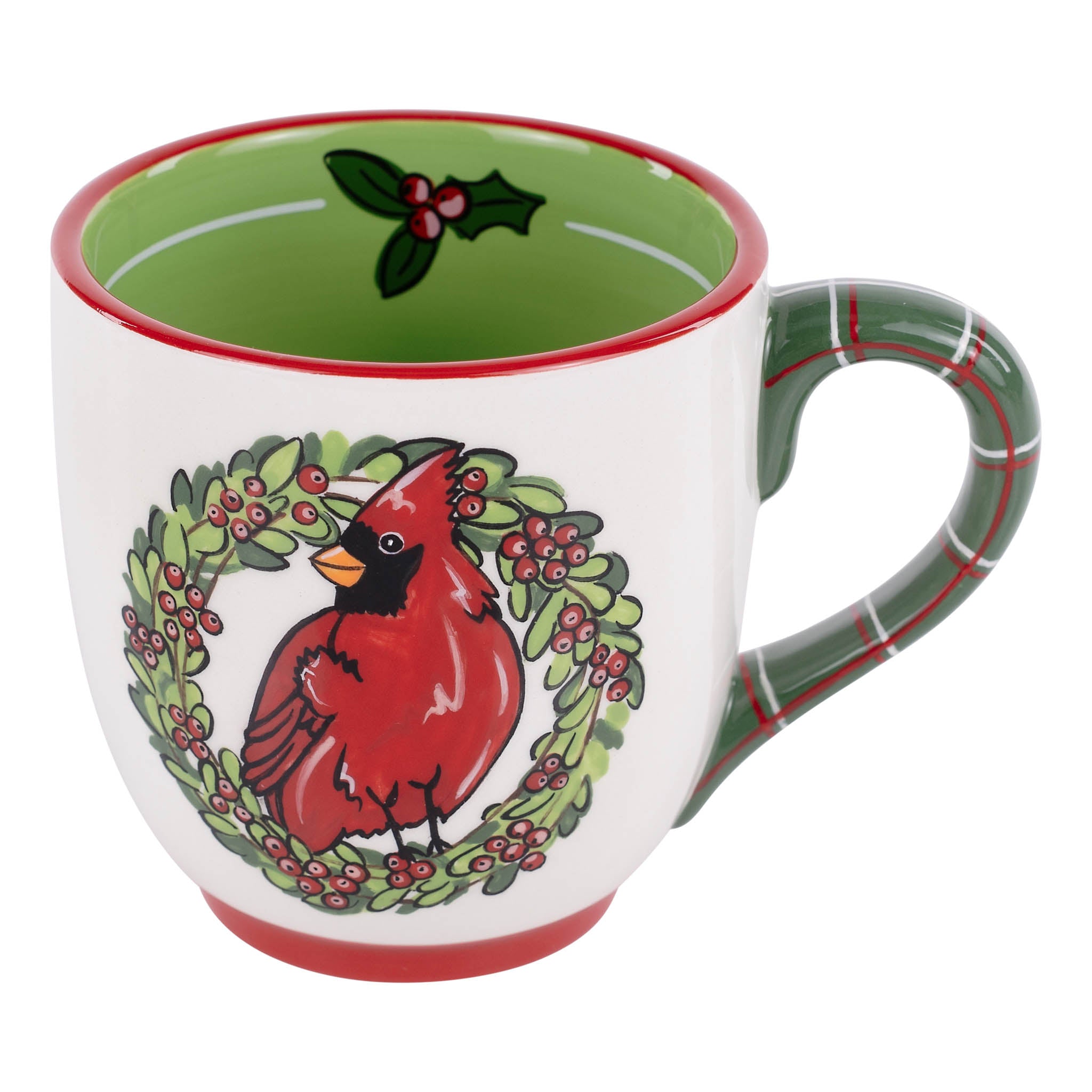 Glory Haus Love, Hope, Peace Red Bird Mug
