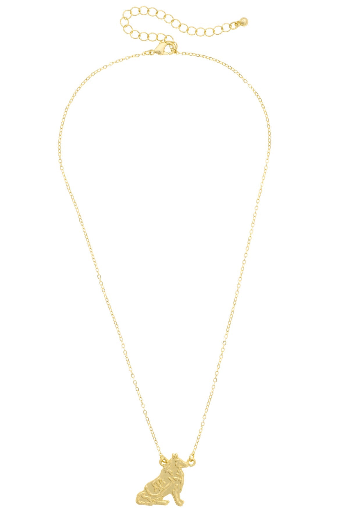 Texas A&M Aggies 24K Stamped Logo Necklace