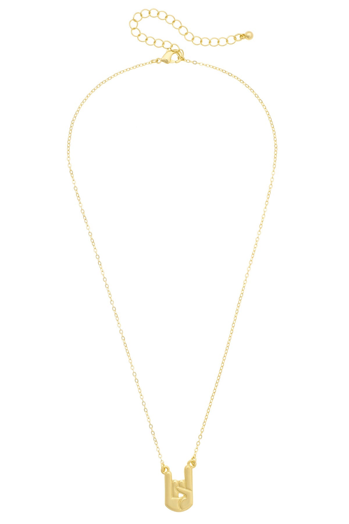 Texas Longhorns 24K Stamped Logo Necklace