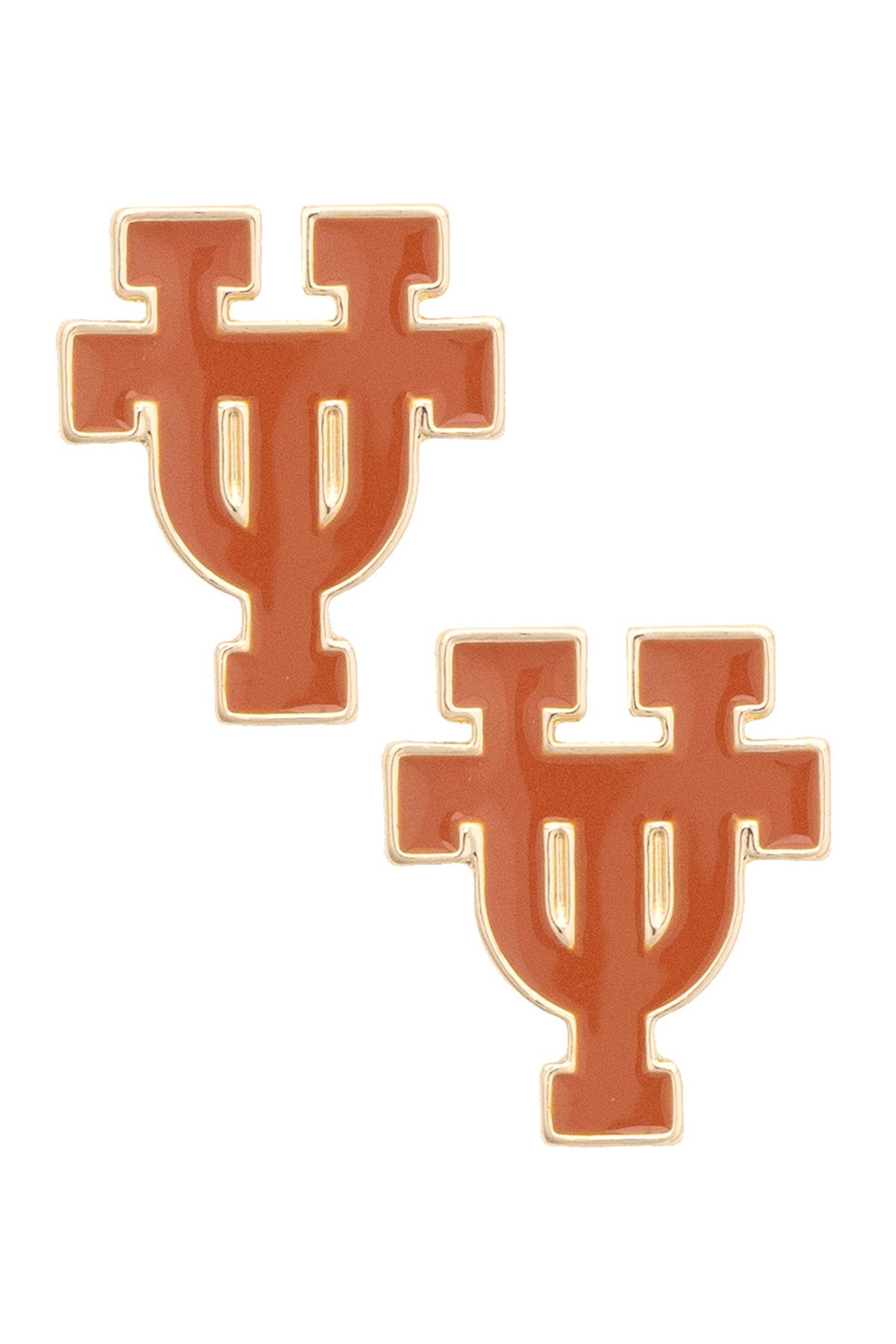 Texas Longhorns Enamel Icon Stud Earrings