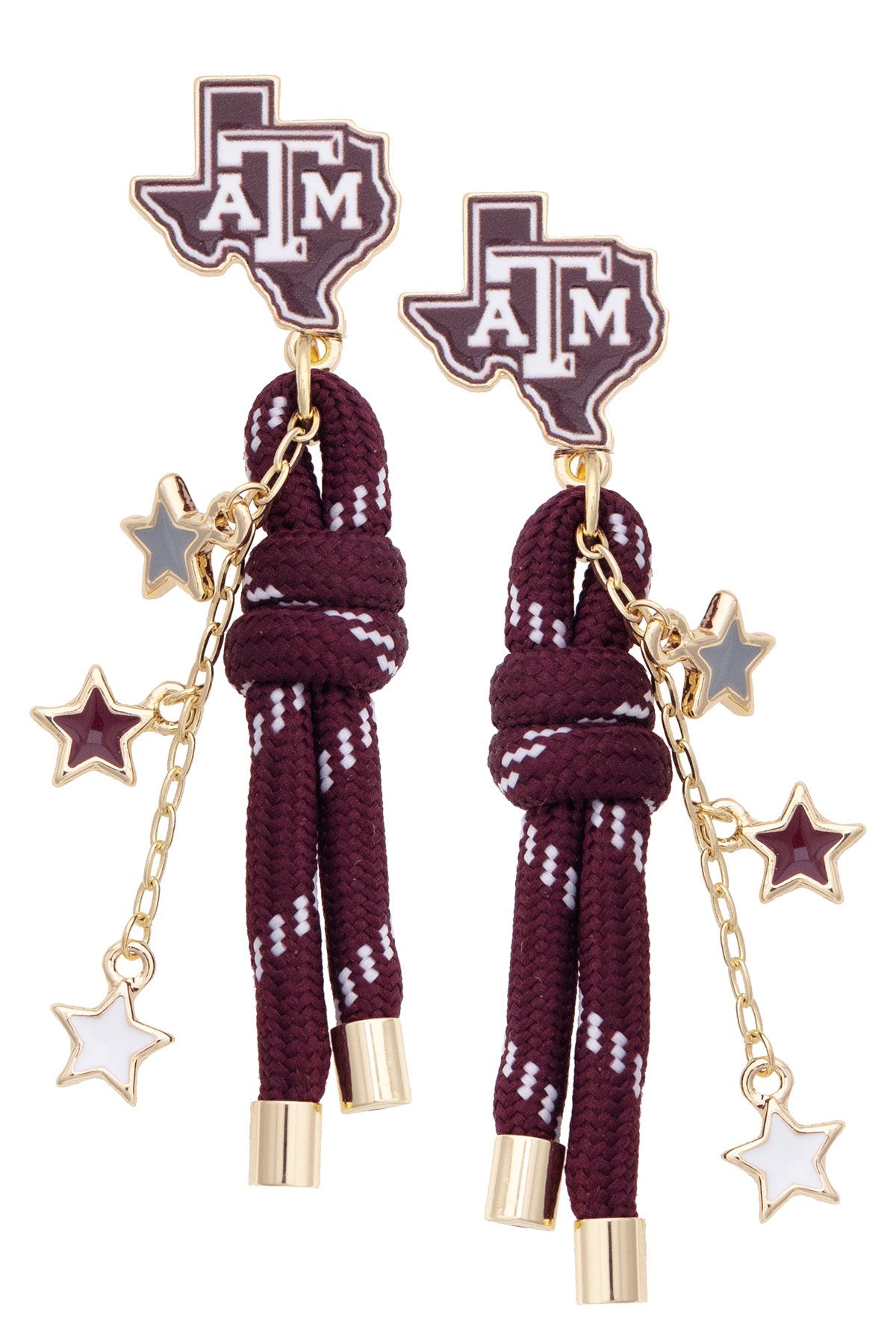 Texas A&M Aggies Paracord Spirit Earrings