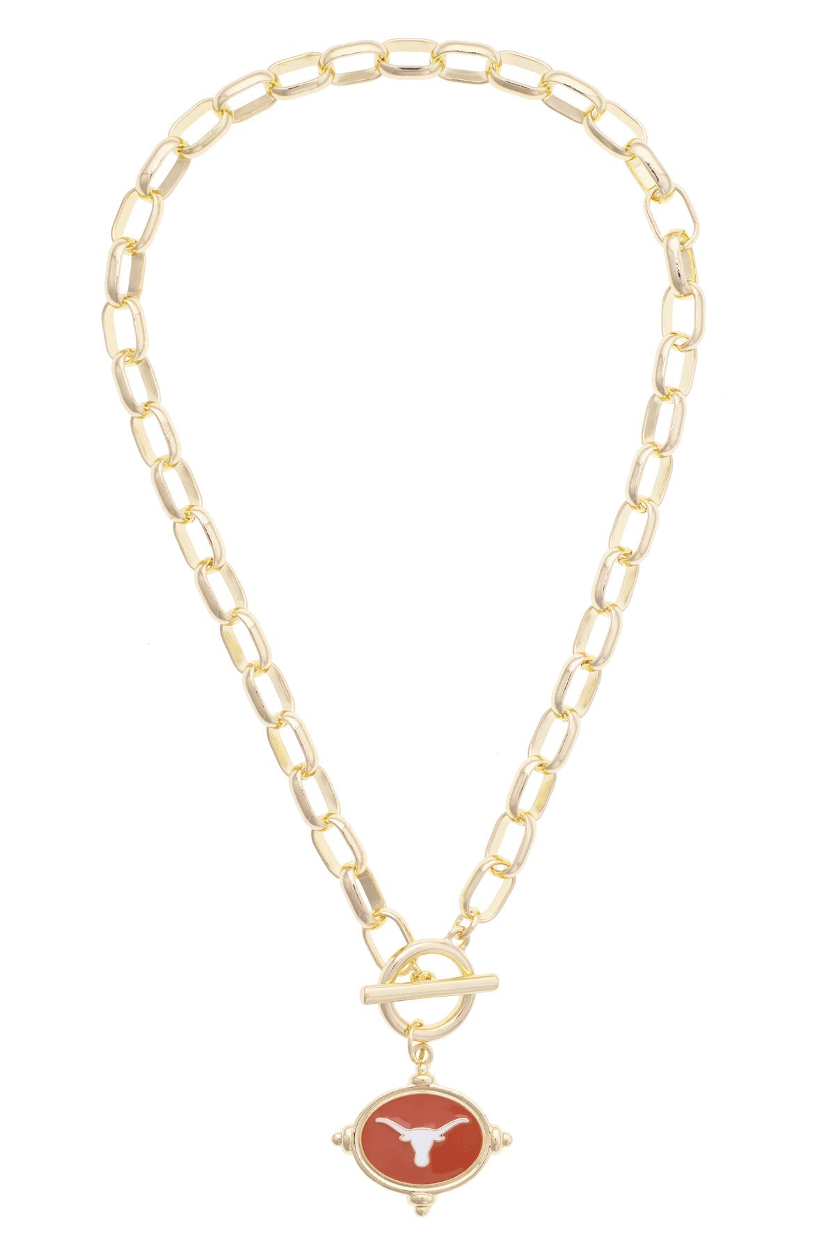 Texas Longhorns Logo Intaglio Necklace