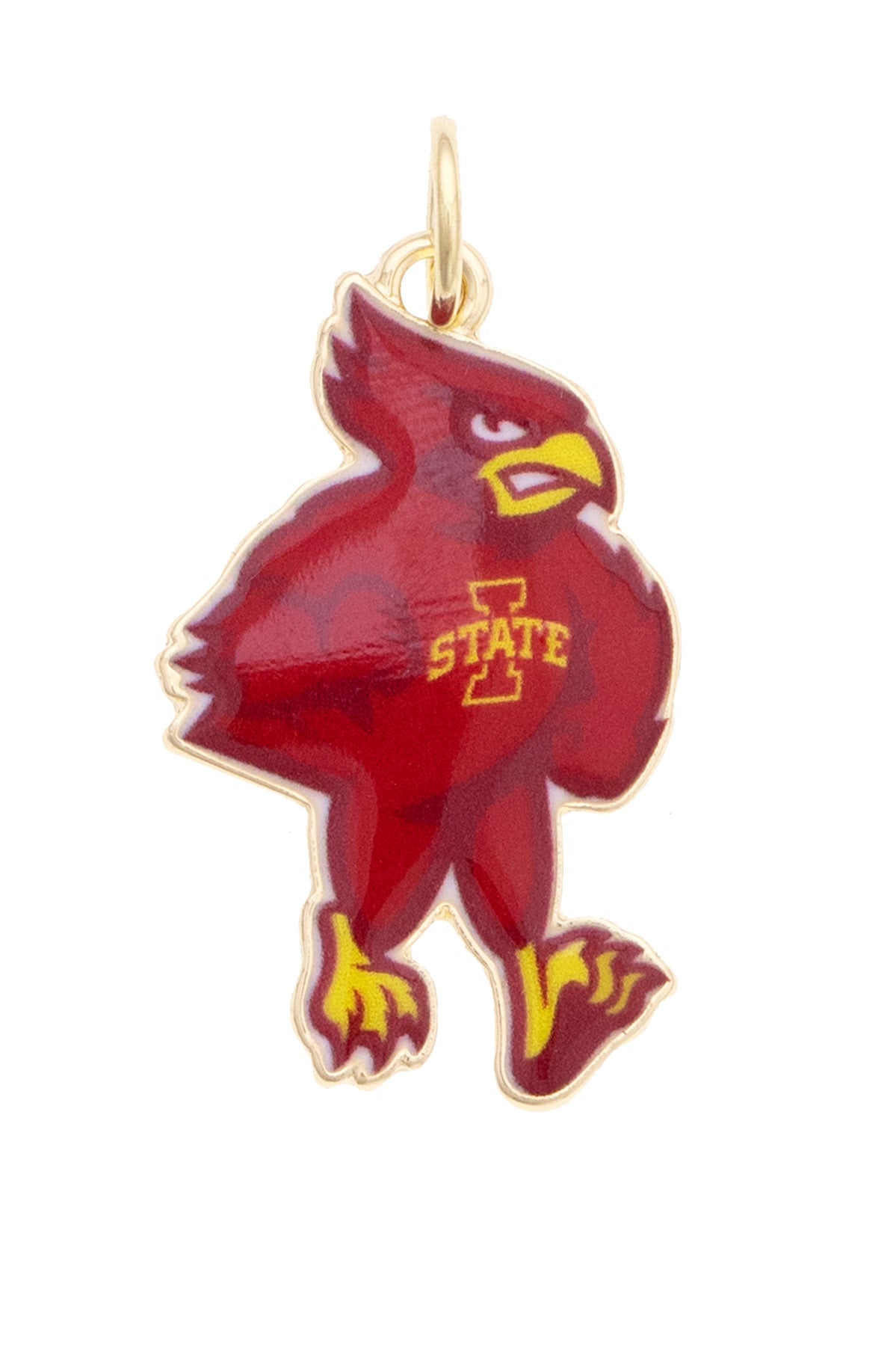 Iowa State Cyclones Enamel Mascot Charm