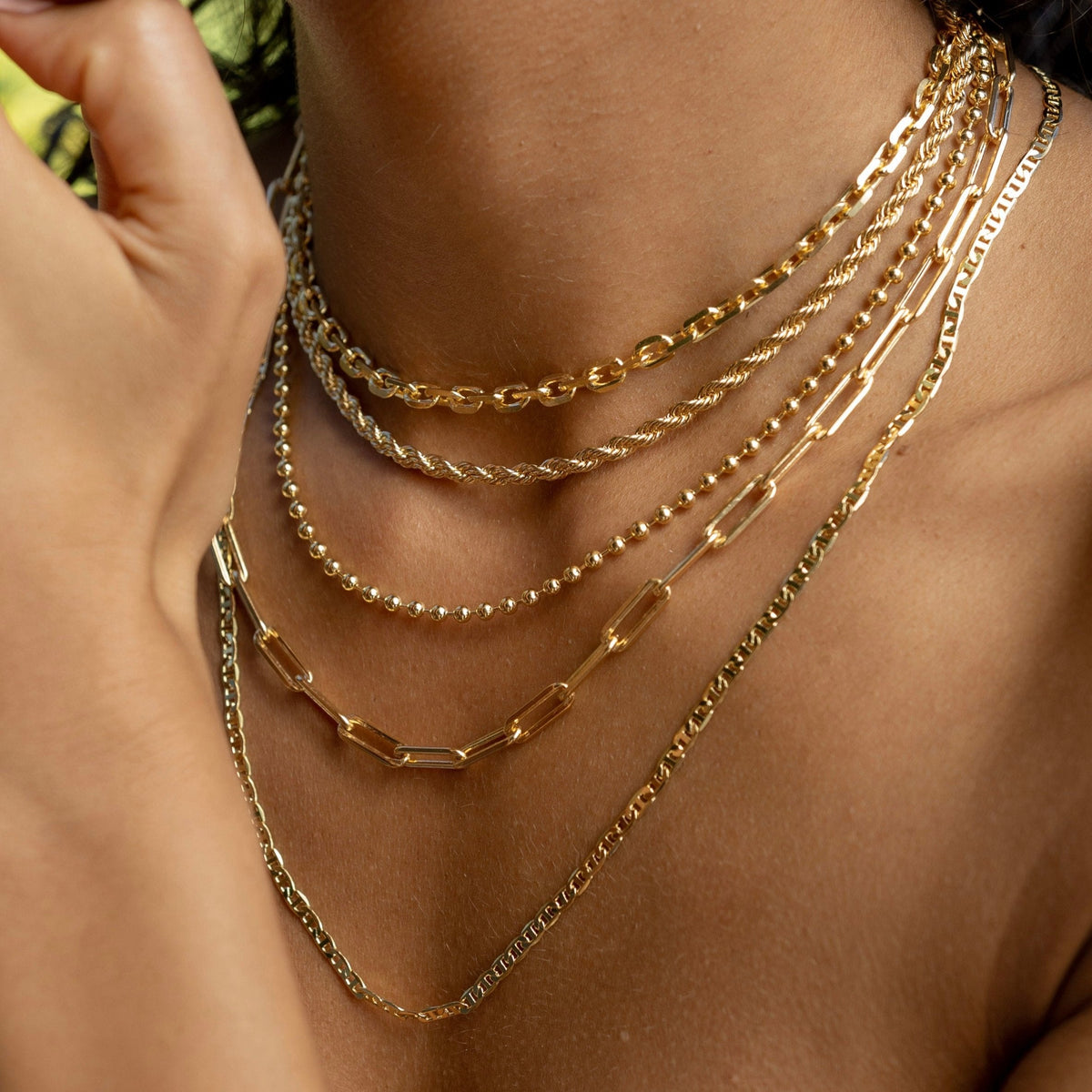 Carrie Paper Clip Necklace