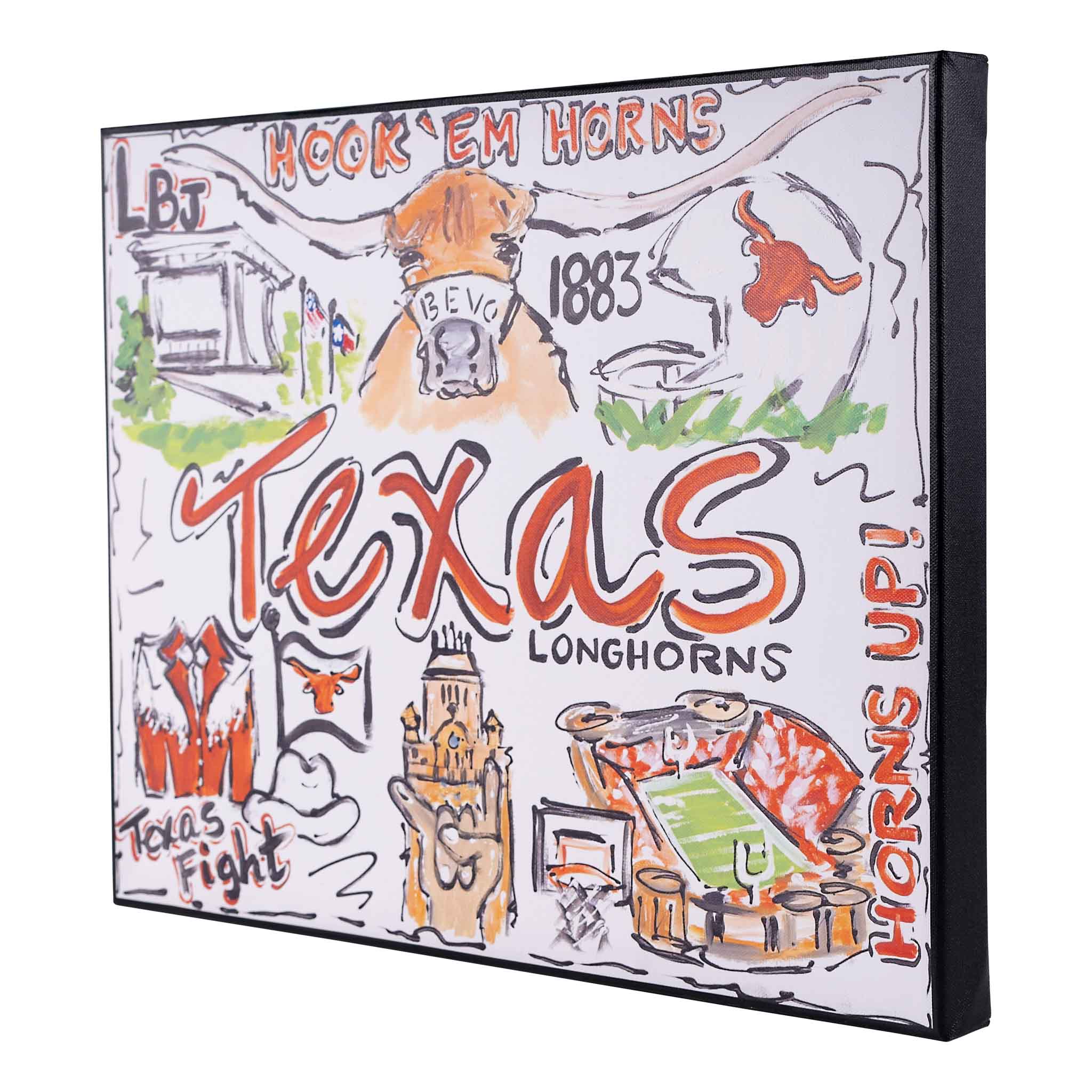 Texas Landmark Canvas