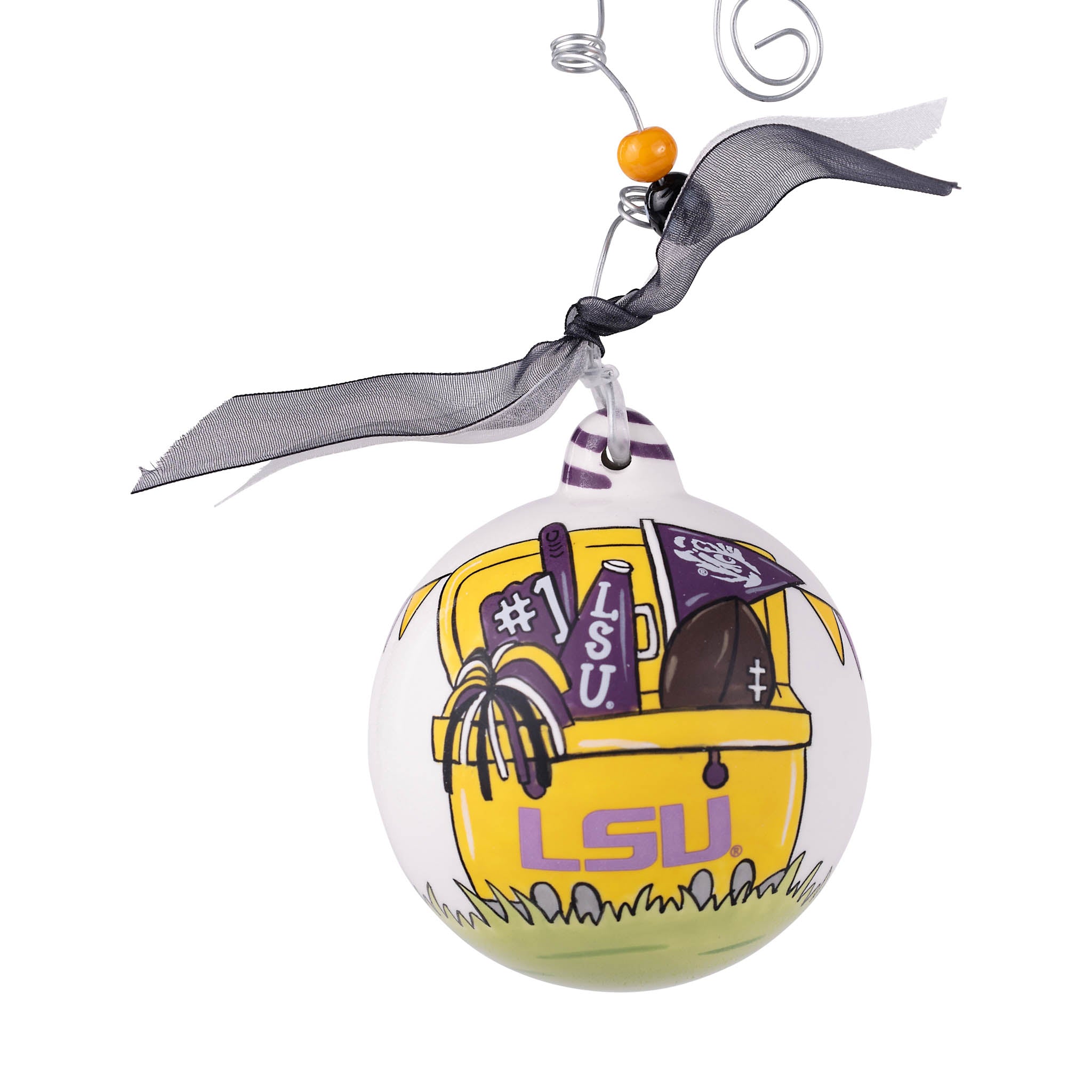 LSU Cooler Ornament