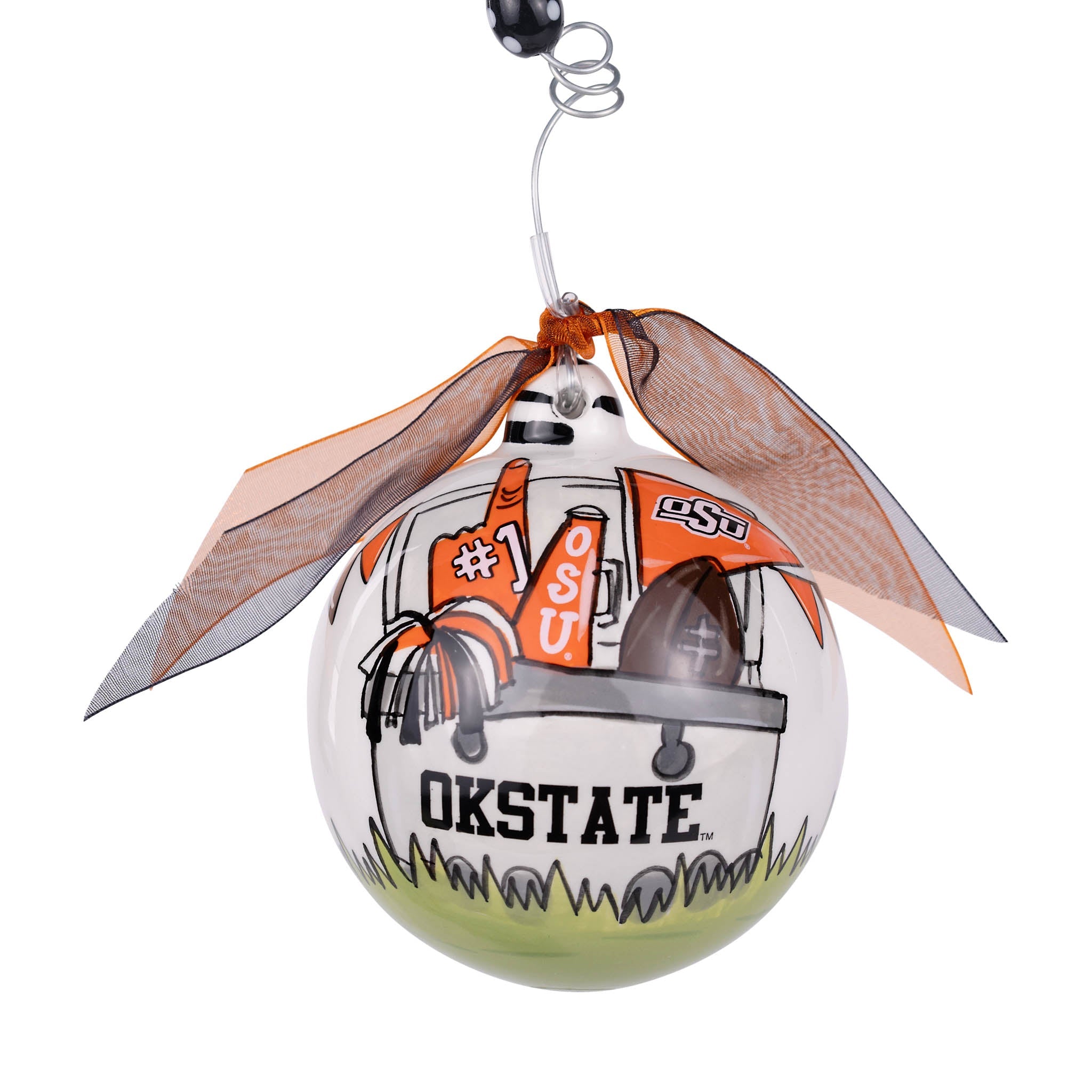 Oklahoma State Cooler Ornament