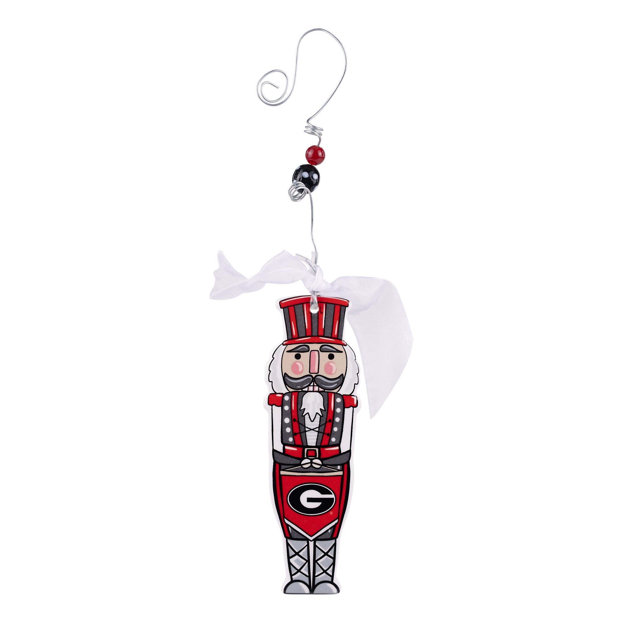 Georgia Nutcracker Flat Ornament