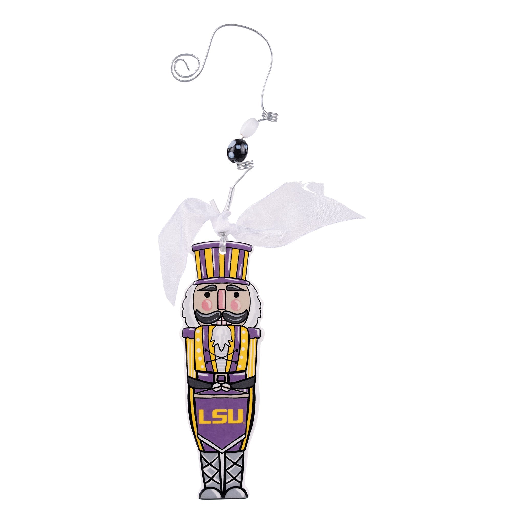 LSU Nutcracker Flat Ornament