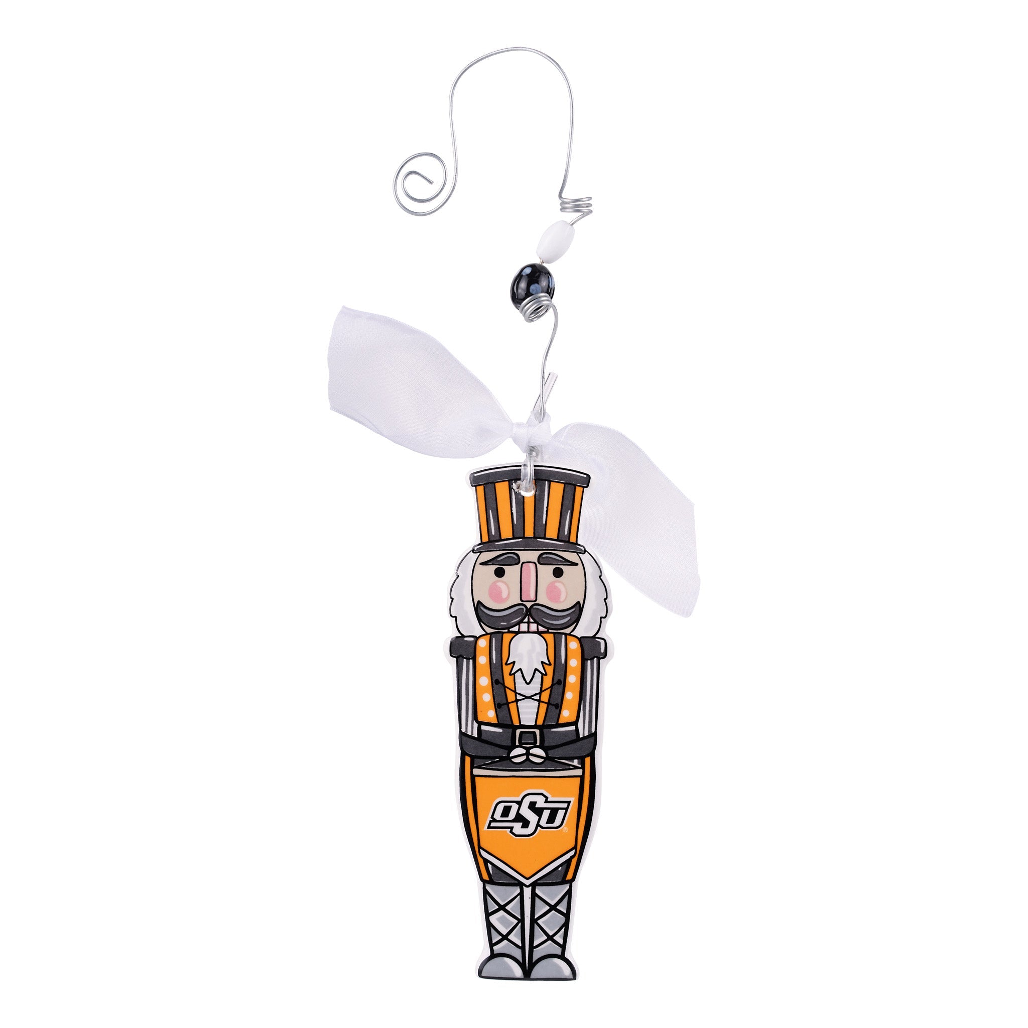 Oklahoma State Nutcracker Flat Ornament