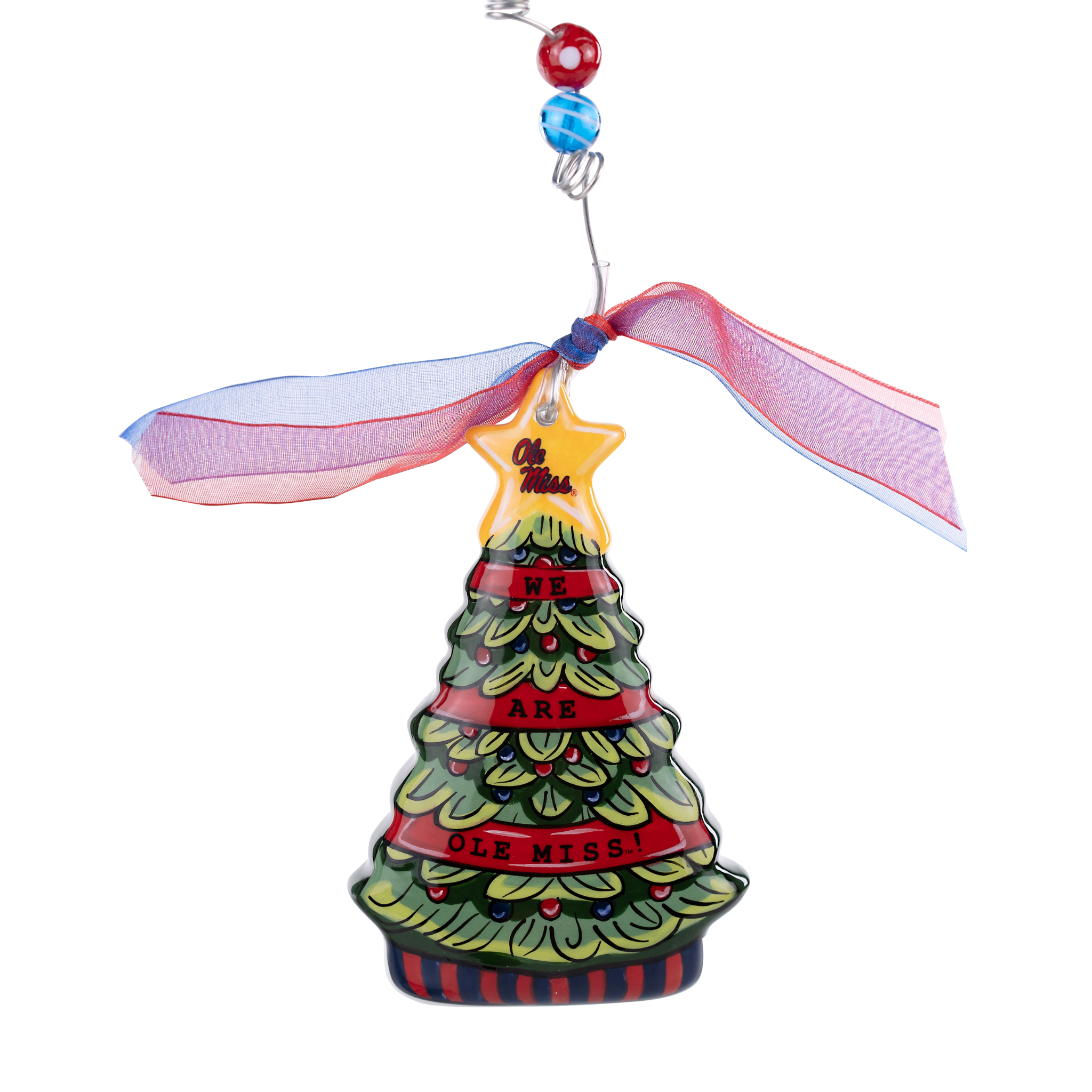 Ole Miss Tree Puff Ornament