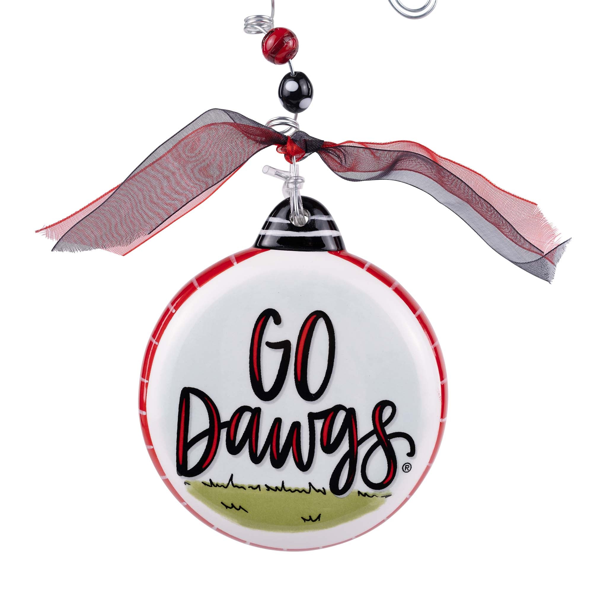 Georgia Mascot Puff Ornament