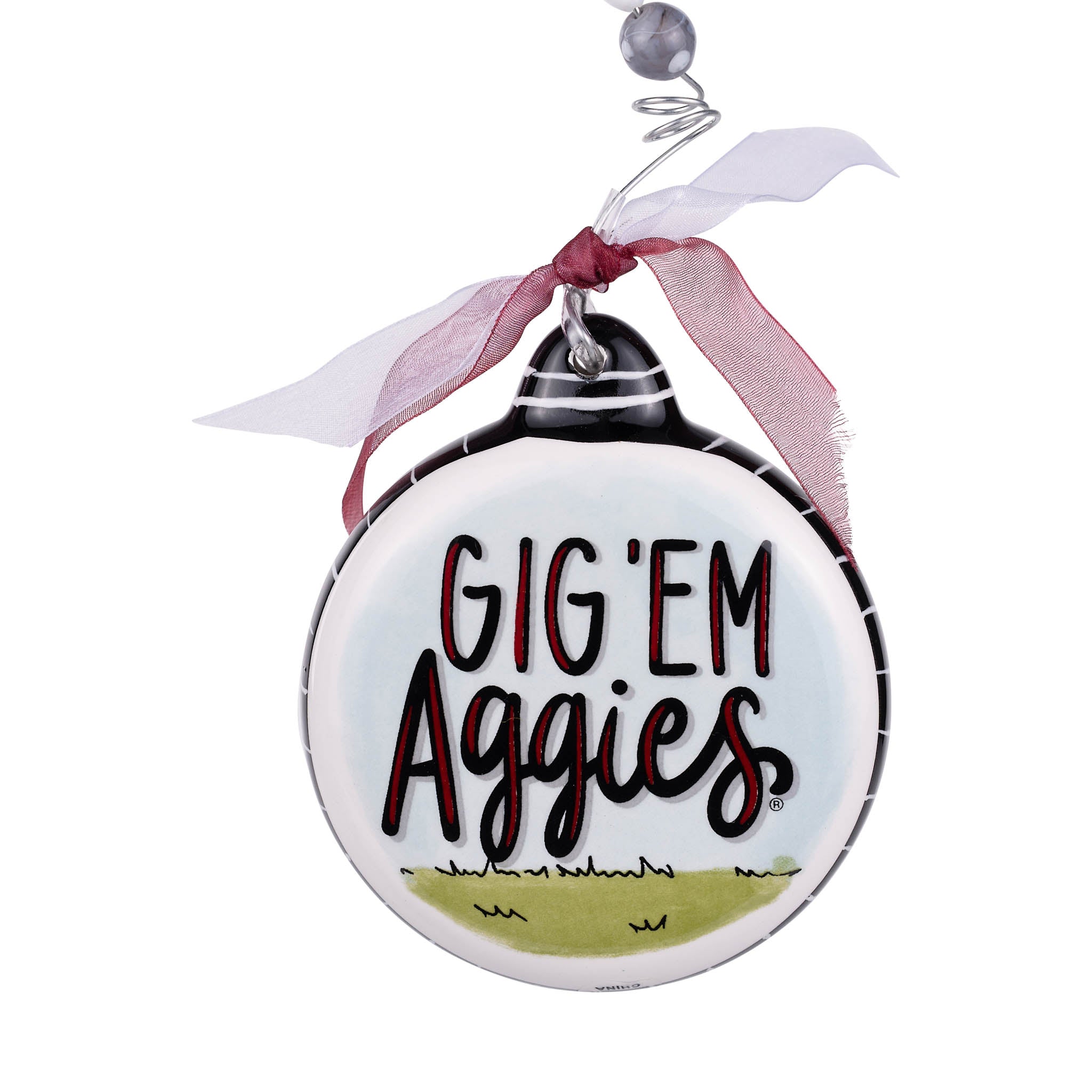 Texas A & M Mascot Puff Ornament