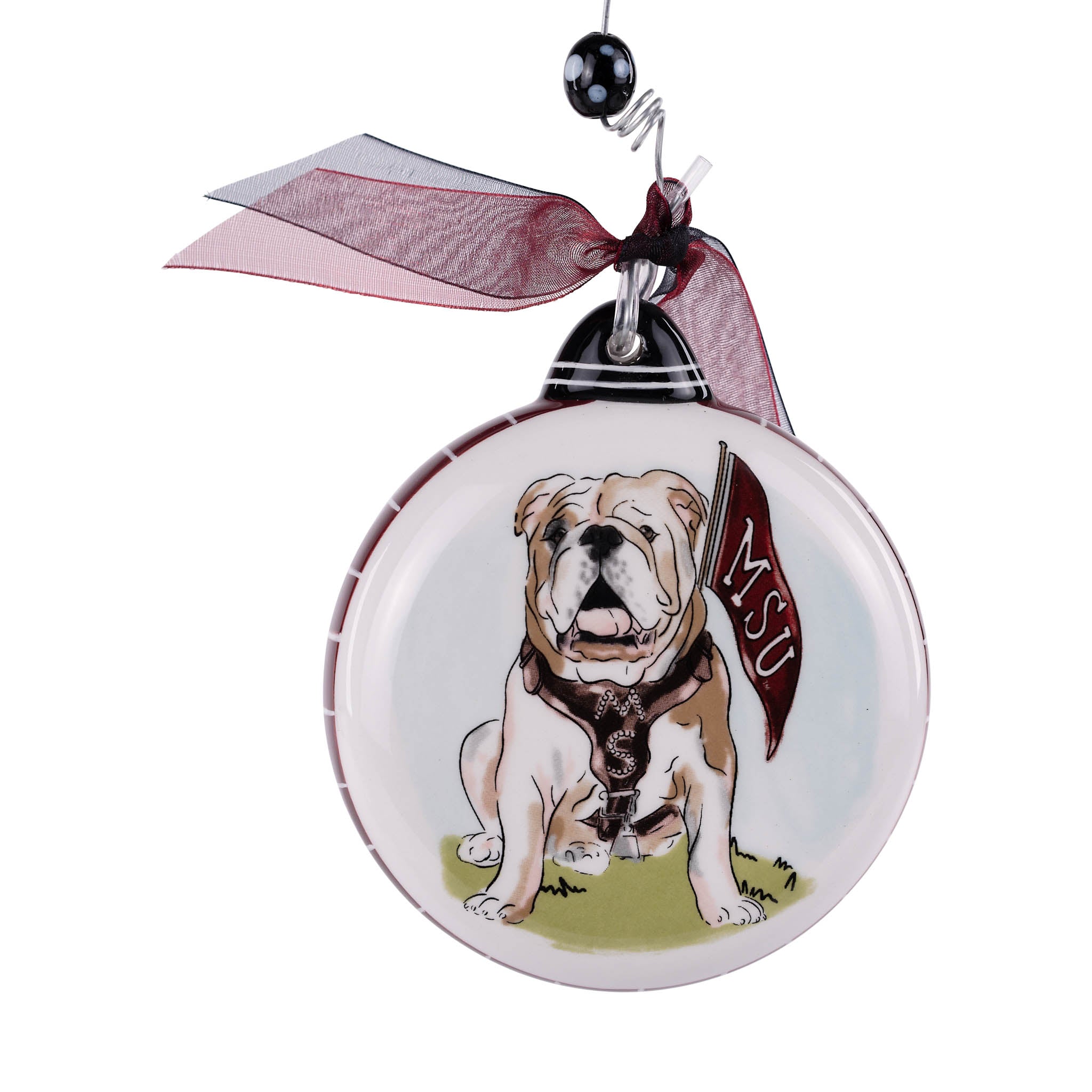 Mississippi State Mascot Puff Ornament