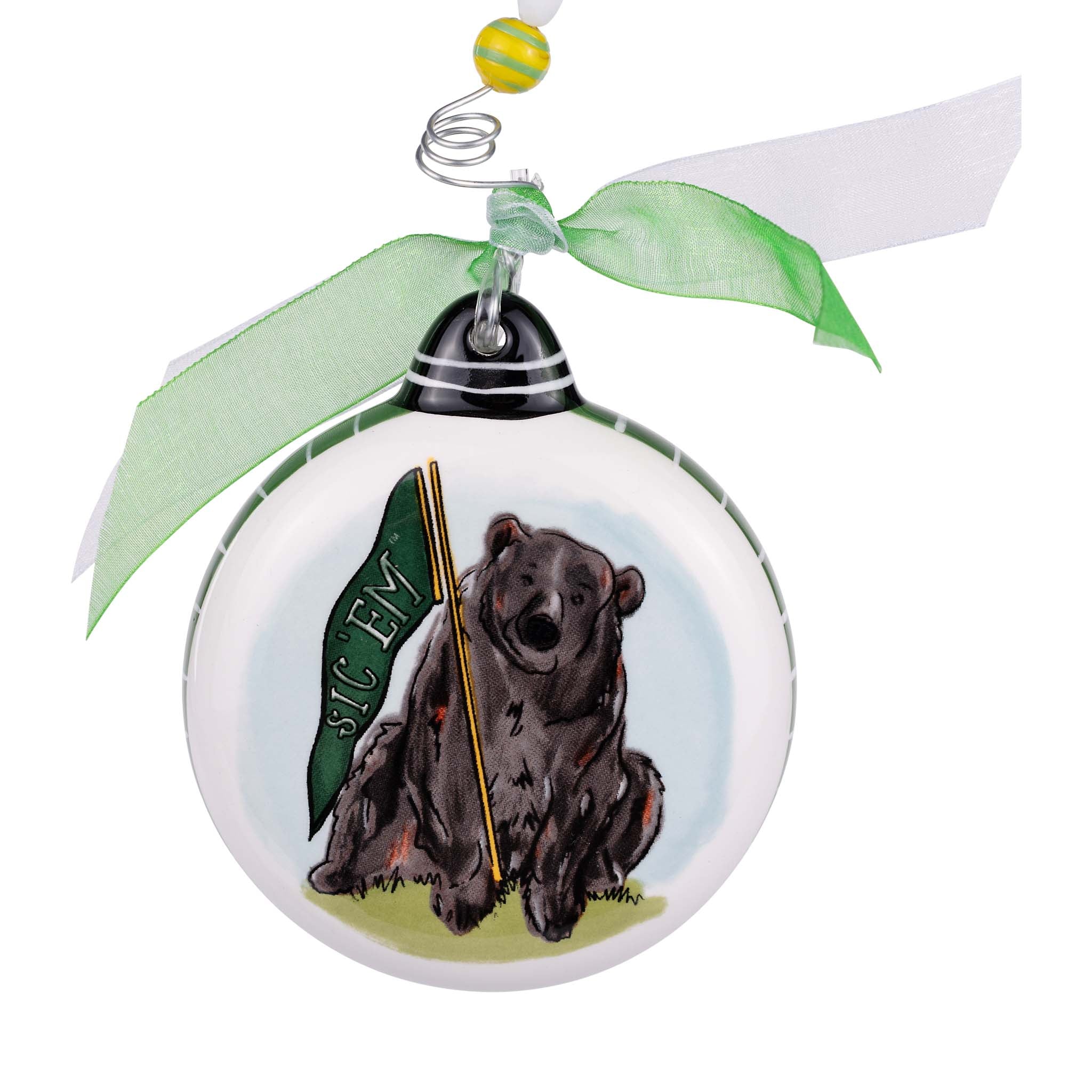 Baylor Mascot Puff Ornament
